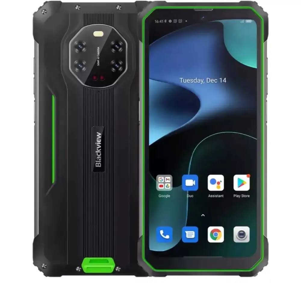 Rugged Cell Phone Unlocked, Blackview Night-Vision 8gb+128gb 8380mah 6.58 Inch, 50mp Rear Camera, 4g Android Phone Nfc/Gps, Bv8800, LVD2MFJZ_W4PNG