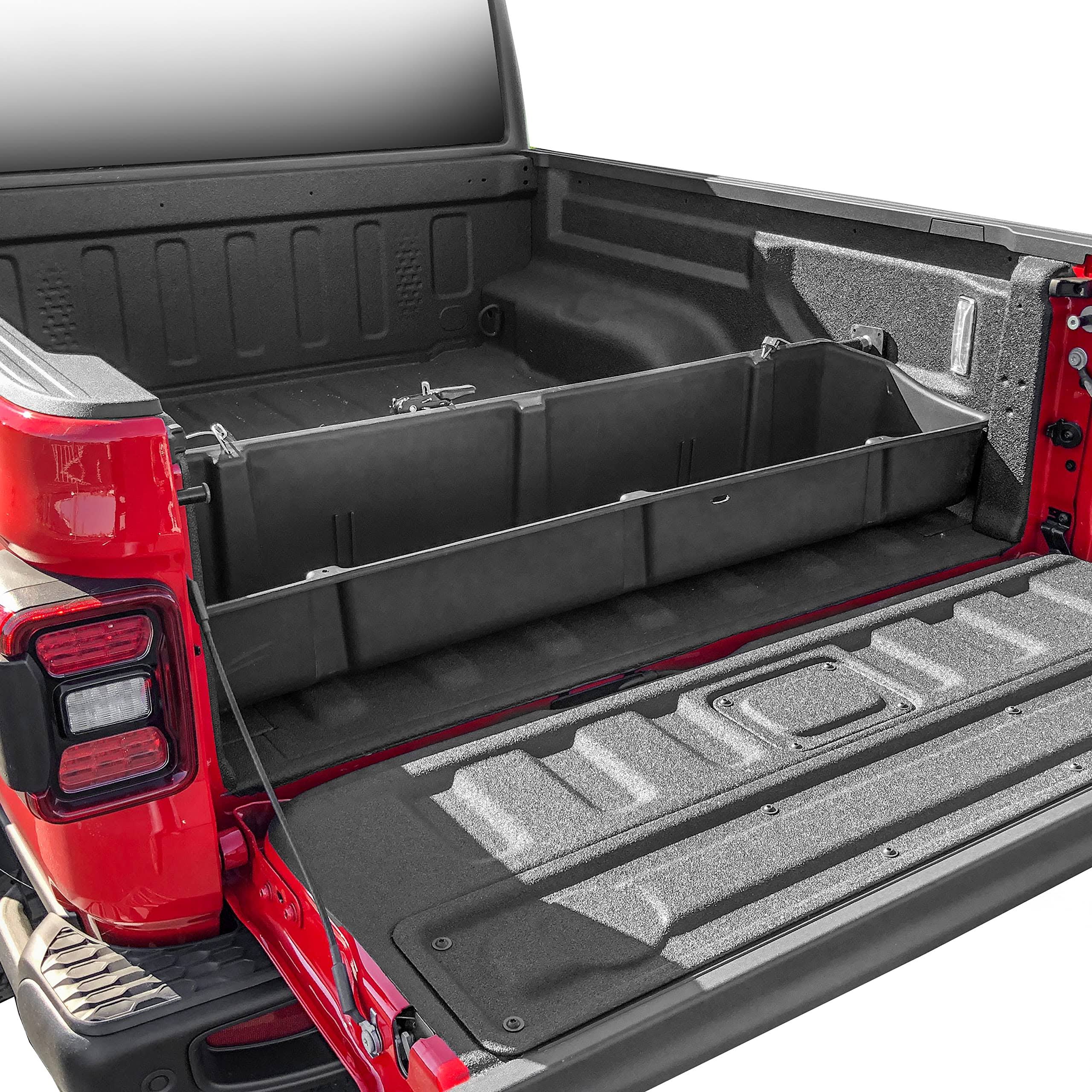 Red Hound Auto Truck Bed Storage Cargo Container Compatible With Jeep Gladiator 2020-2023 Transport Organizer With Secure Attachment System OWT0HJAA_HR5HK