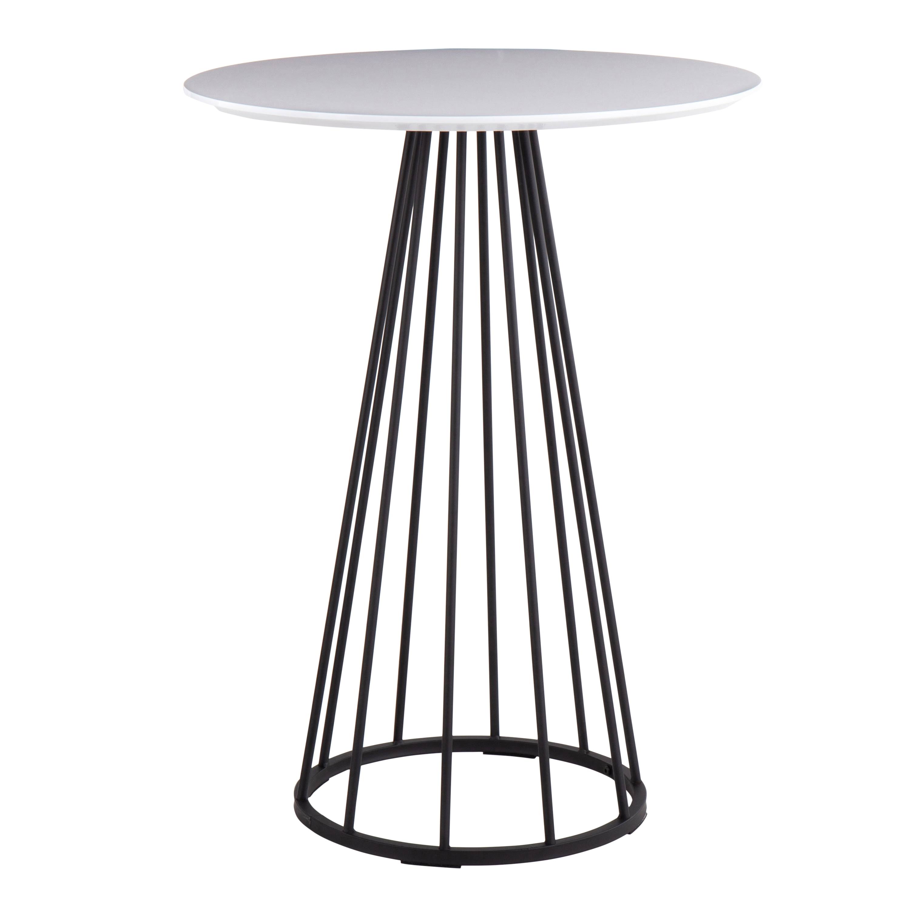 Lumisource Canary Black Wood Gold Steel Counter Height F6ENZTBX_CF9DS