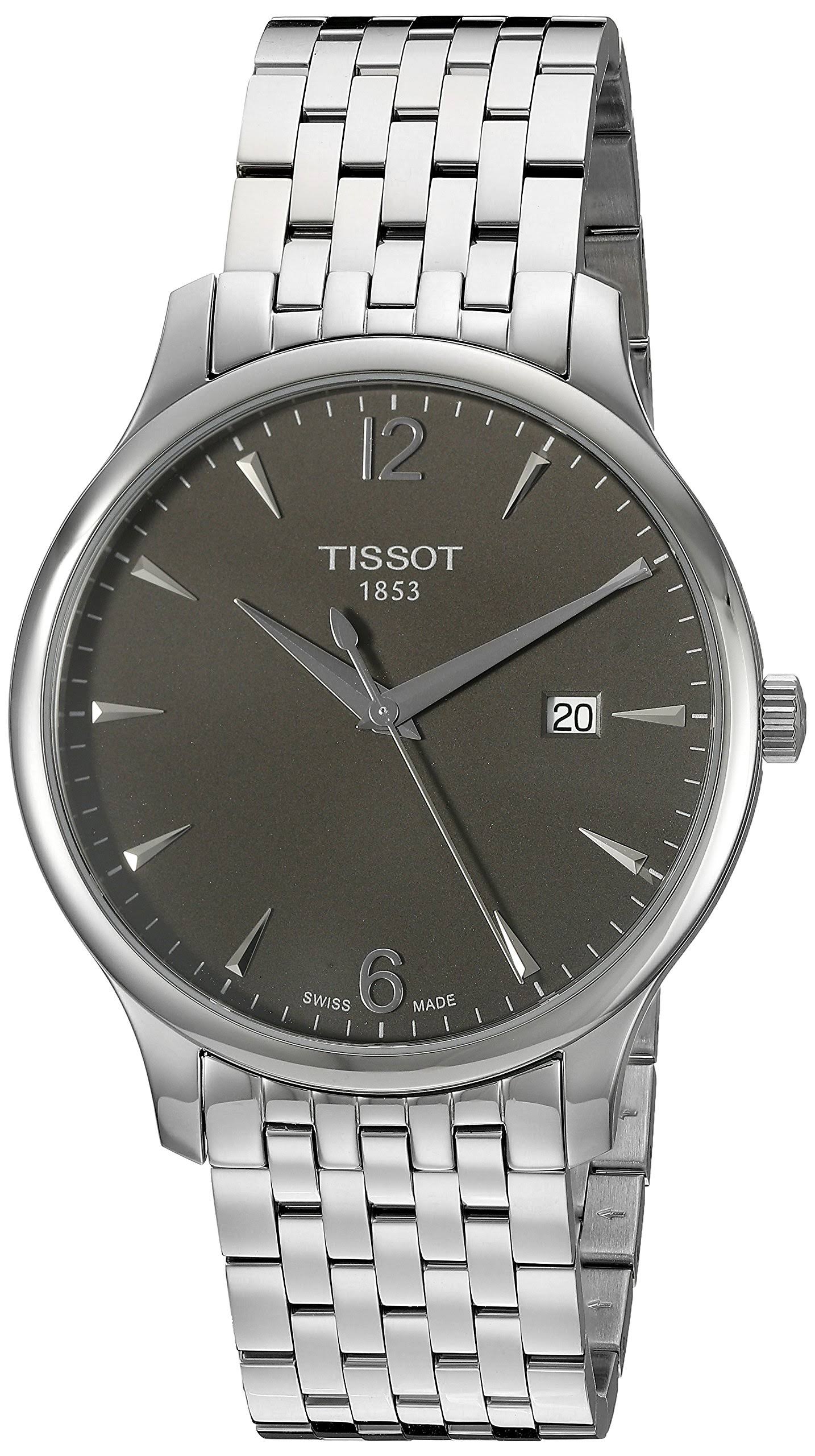 Tissot Men's Silver Dial Tradition IDFZ8LVE_Y5JJG