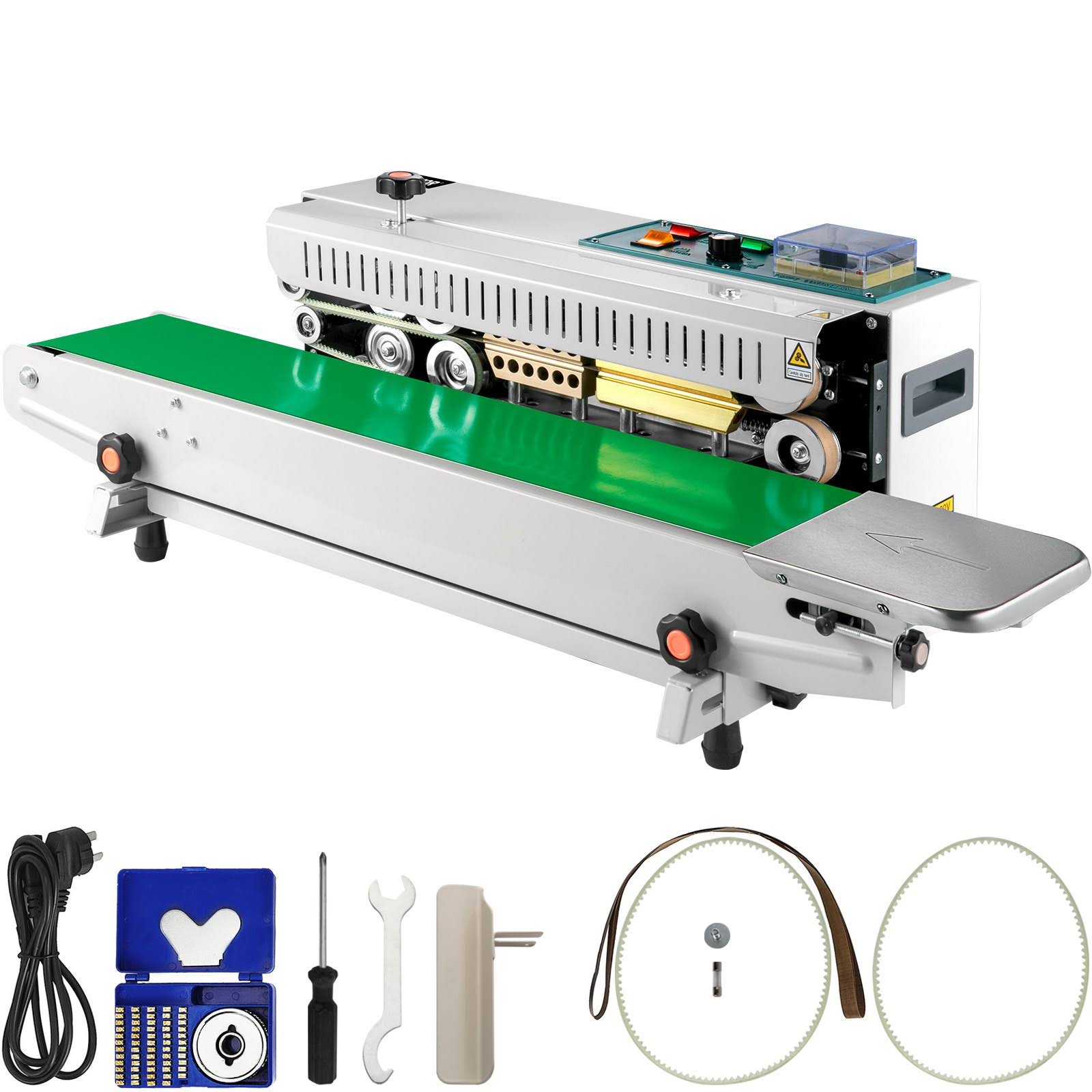 Vevor Automatic Horizontal Continuous Plastic Bag Band Sealing Sealer Machine DVOH9R0A_BNMDY