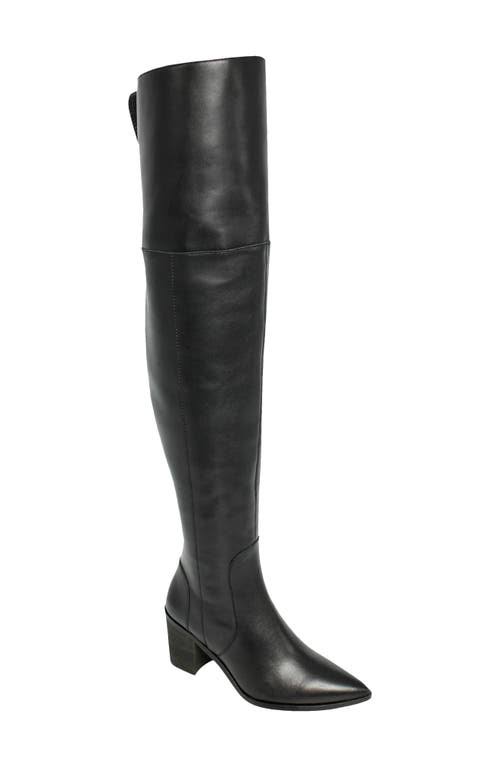 Charles David Elda Pointed Toe Over The Knee Boot In Black JFL91DFE_V9H0C
