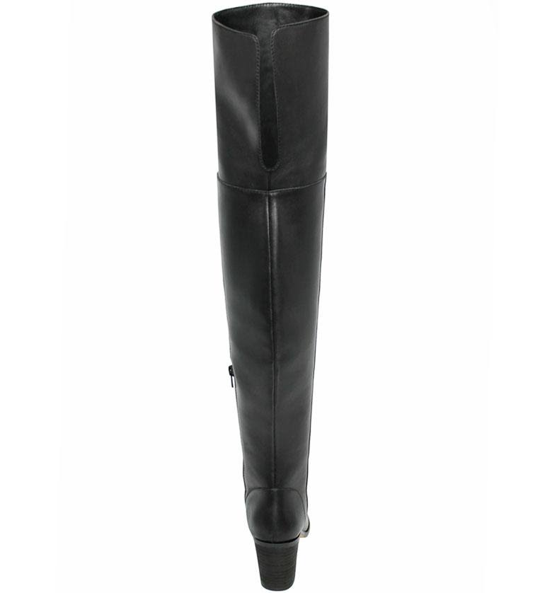 Charles David Elda Pointed Toe Over The Knee Boot In Black JFL91DFE_V9H0C