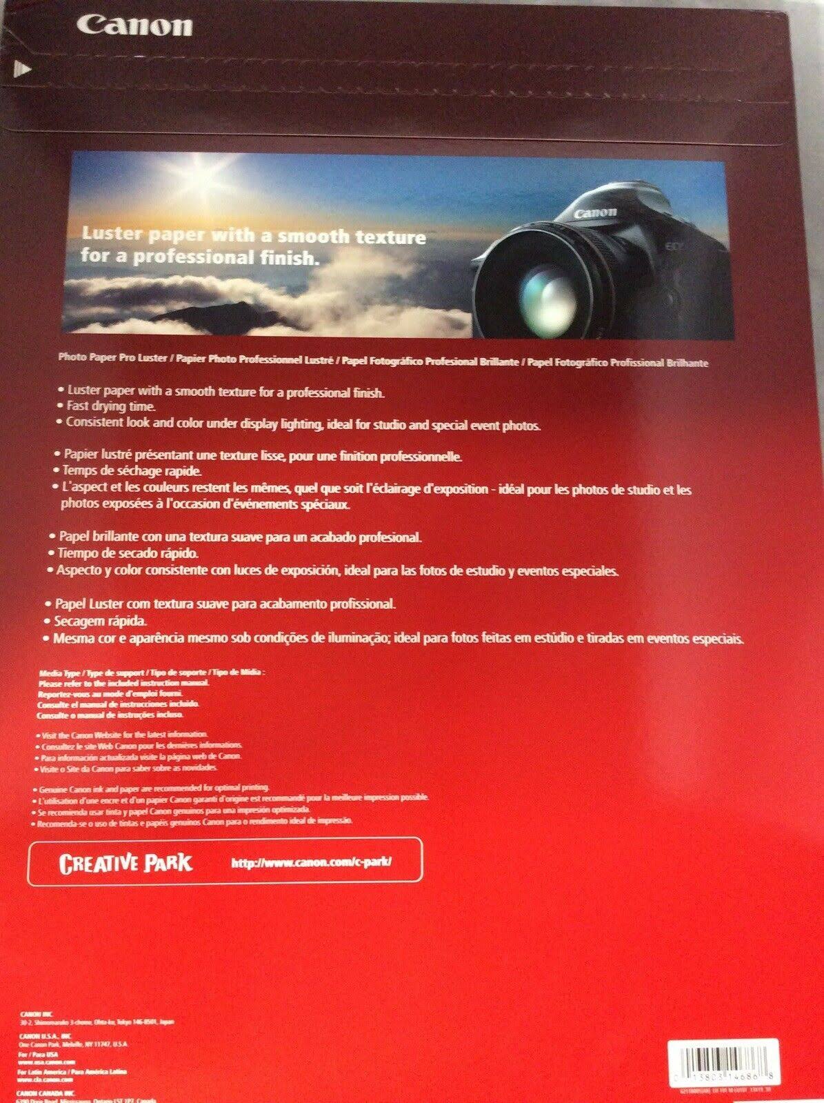 Canon 13x19 Photo Paper Pro Luster - 50 BRAMFHPA_QTVBQ
