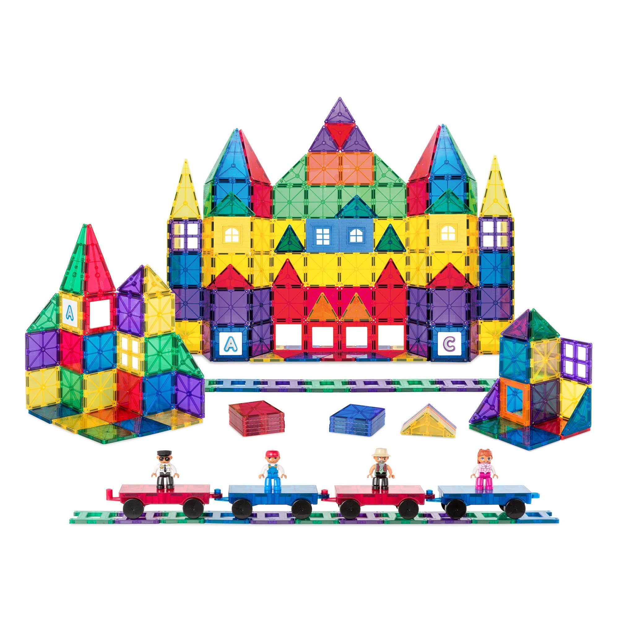 Best Choice Products 250-Piece 3d Magnetic Tile Play MYMIUVRG_2IFJG