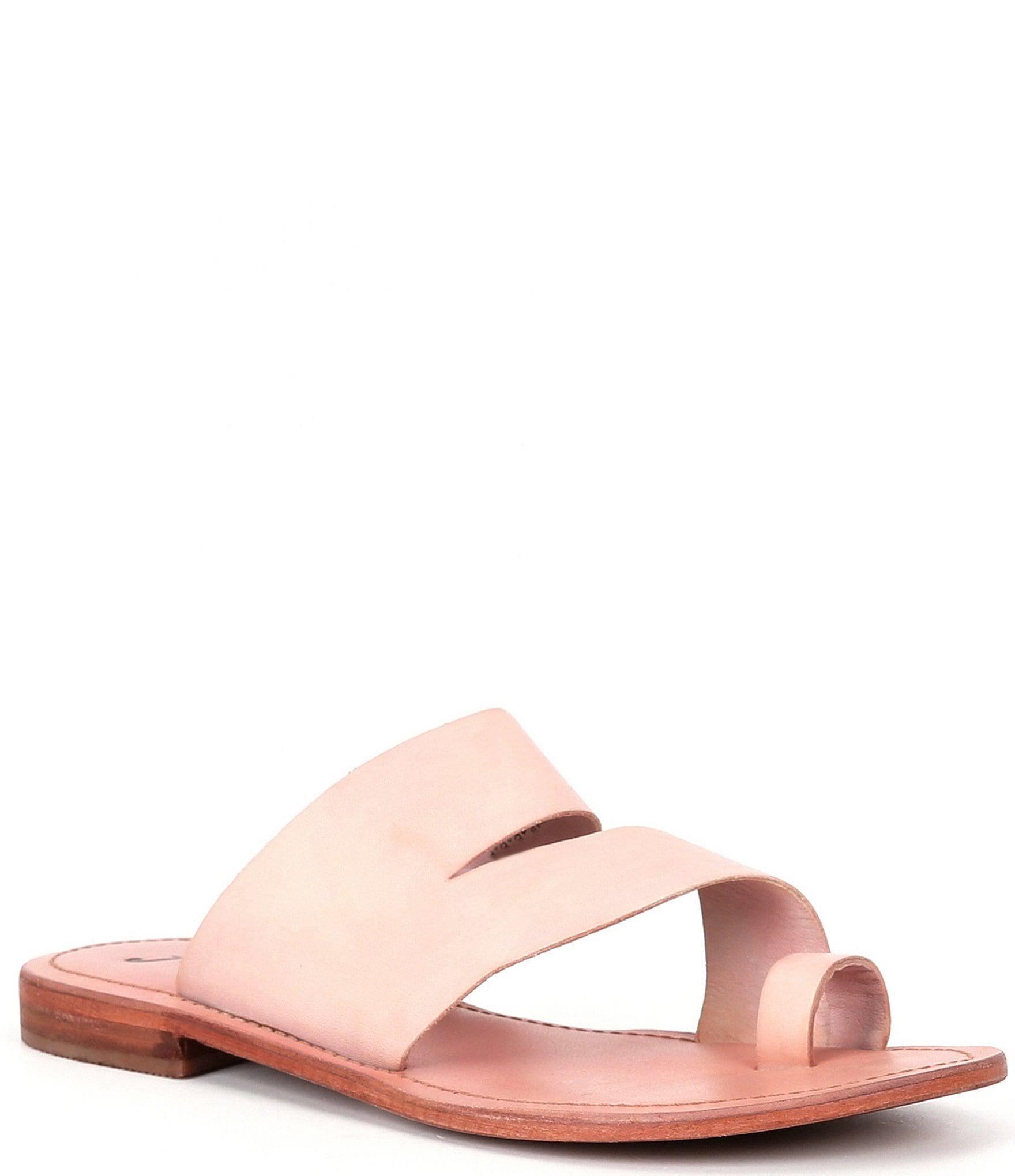 Free People Abilene Leather Toe Loop Sandals - 37.5(7.5m) NIBBIKGY_ZZBJO