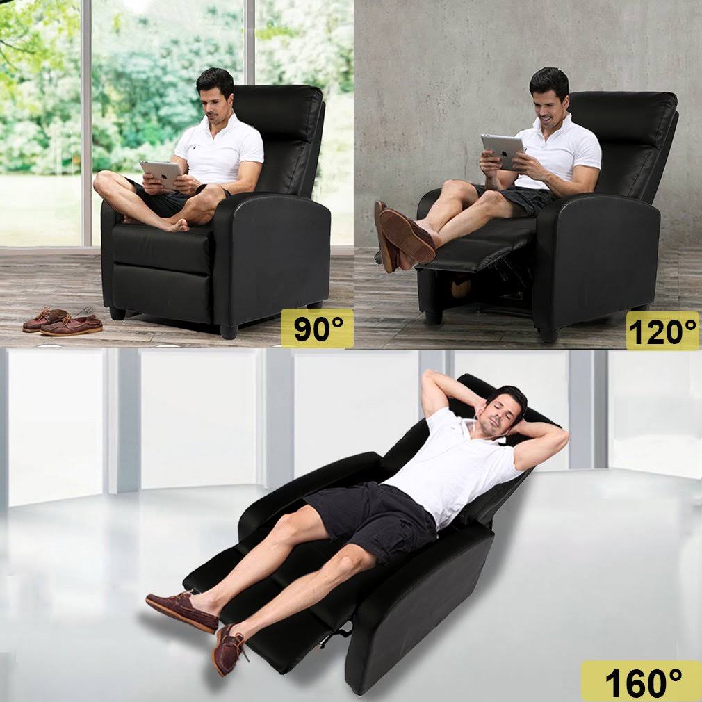 Bestmassage Recliner Chair For Living Room Recliner Sofa Wingback Chair Single Sofa Accent Chair Arm Chair Home Theater Seating Modern 5UBYFZBA_QCSHK