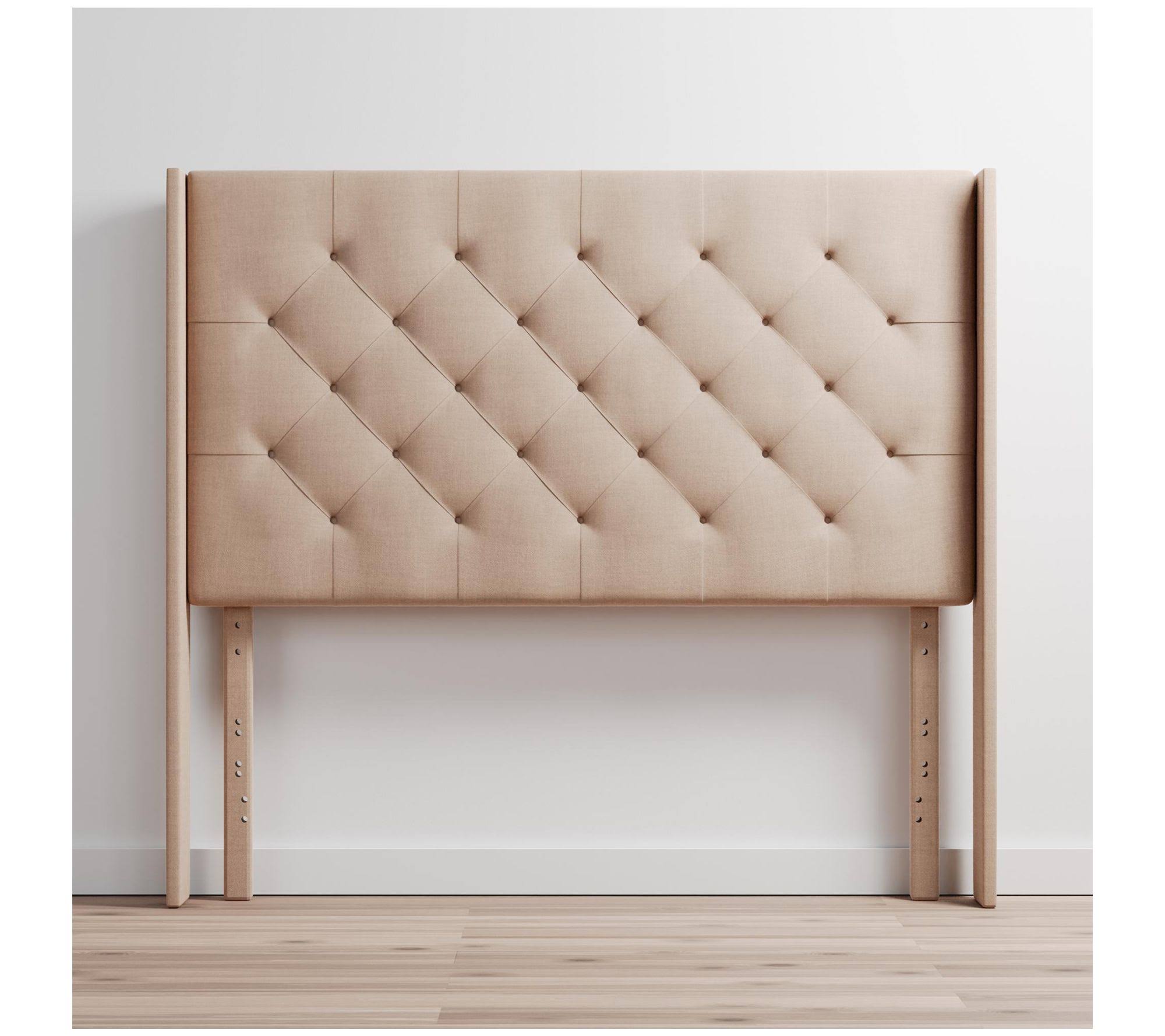 Brookside Eva Wingback Upholstered Headboard - Charcoal - FRYNR38T_5AJIG
