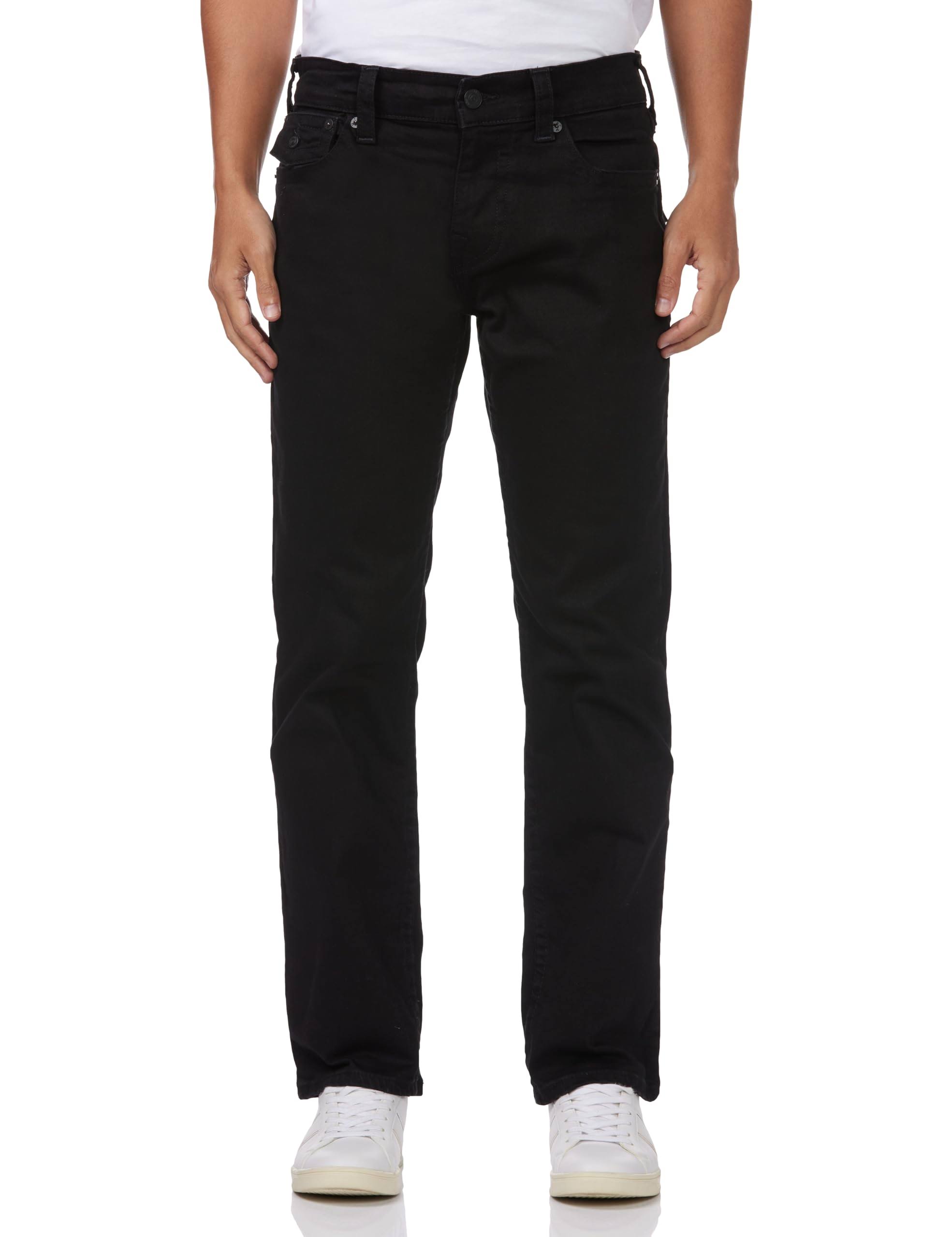 True Religion Men's Ricky Straight Jeans, 32, WIHG1L5A_44ZKW
