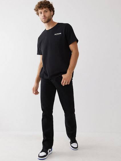 True Religion Men's Ricky Straight Jeans, 32, WIHG1L5A_44ZKW
