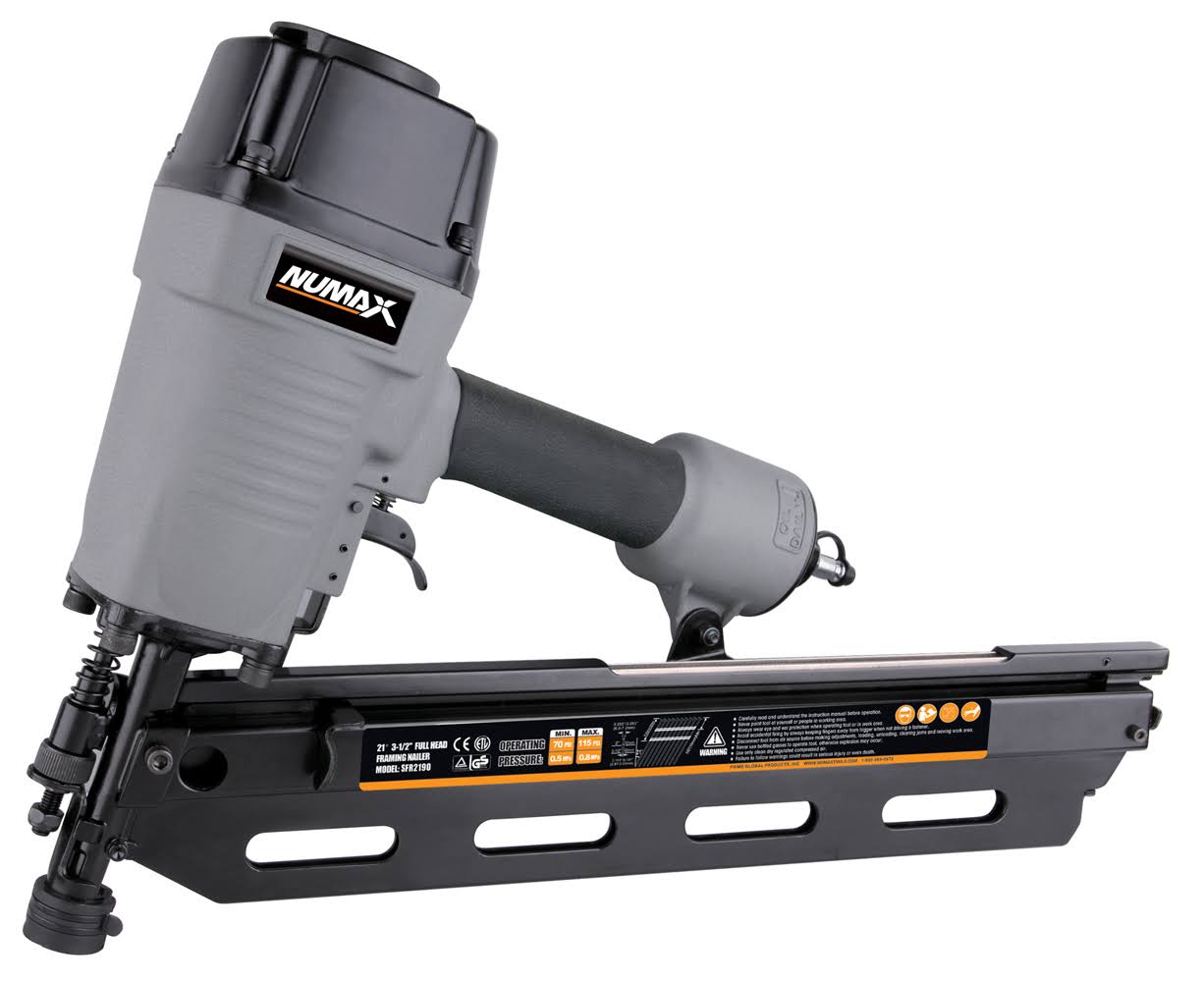 Numax Sfr2190 Pneumatic 21 Degree 3-1/2 Framing 3YJW9TOR_NESGY