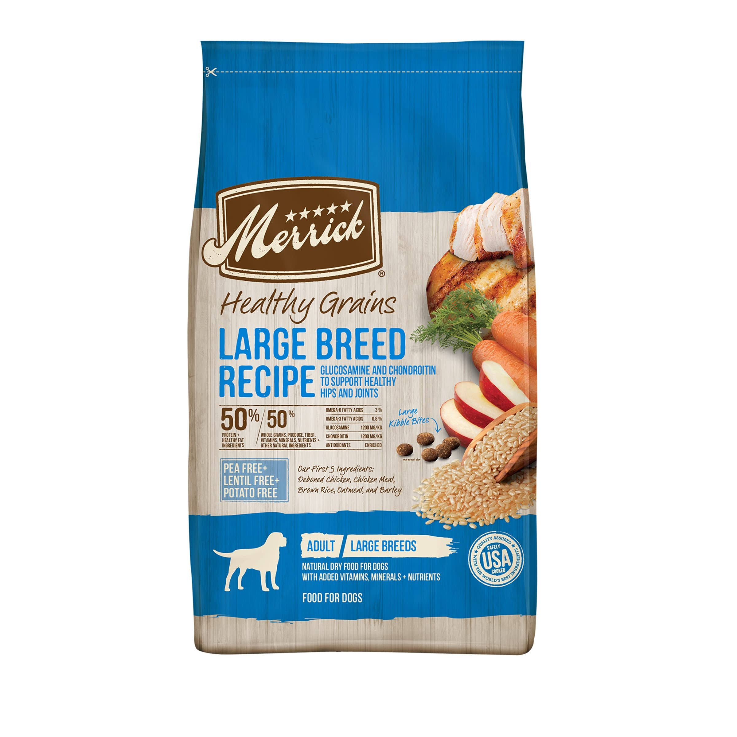 Merrick Healthy Grains Dry Dog Food Large Breed Recipe - 30 ORABZURR_JOKHS