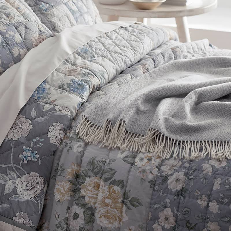 The Company Store Herringbone Light Gray Throw 60RJPOLI_Q8KLC