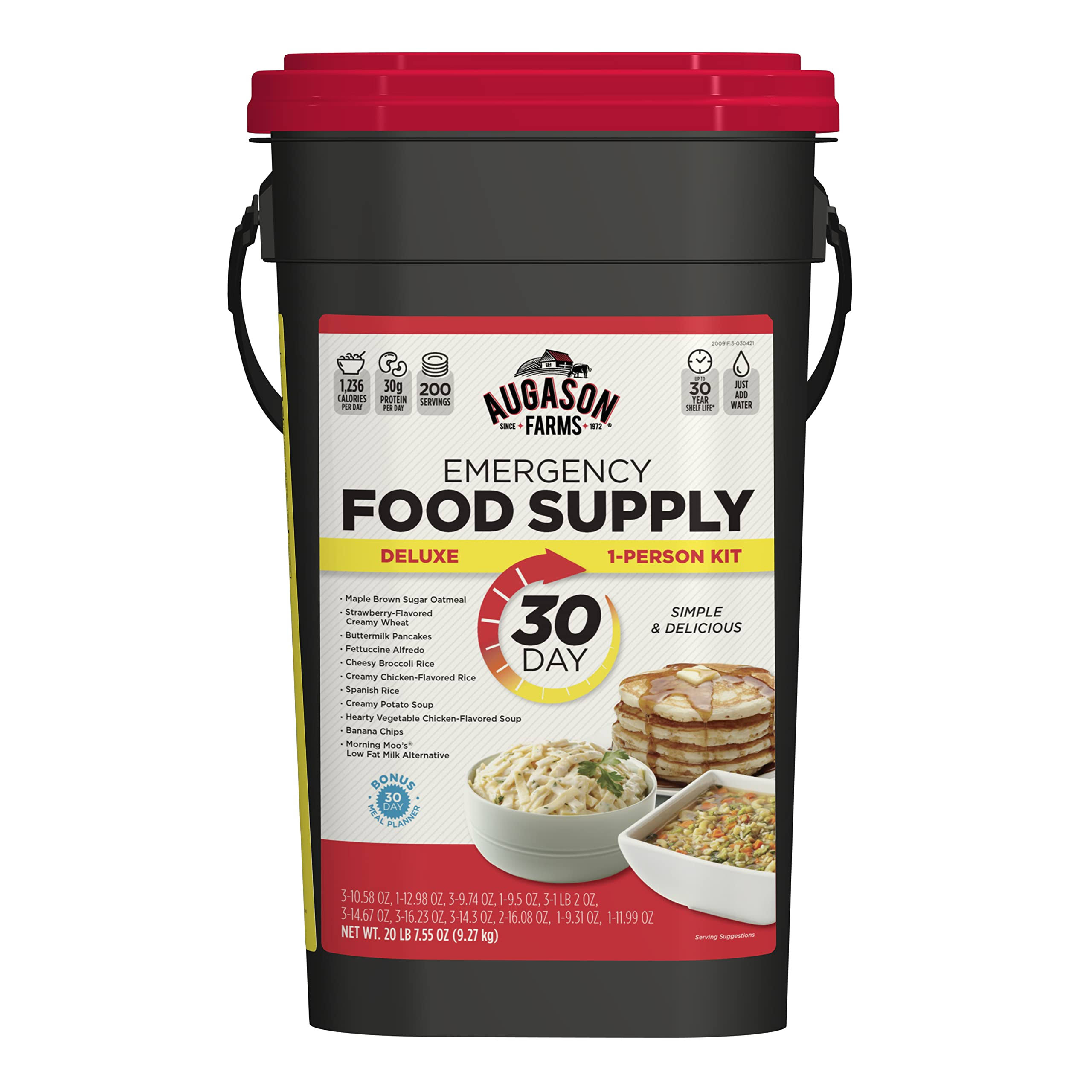 Augason Farms Emergency Food Supply, Deluxe, 30 S3O7CTQL_XAIP2
