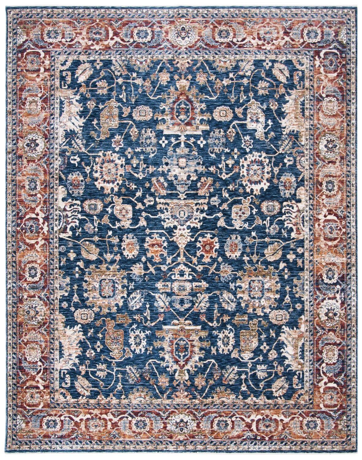 Lauren Ralph Lauren Bennet Lrl1341m Dark Blue / Red 4' X 6' Area 6FOMZIFQ_BYOUX