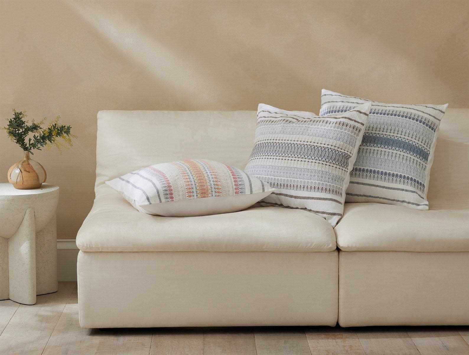 Coyuchi Lost Coast Decorative Organic Pillow Cover YQSYDGYS_21XQE