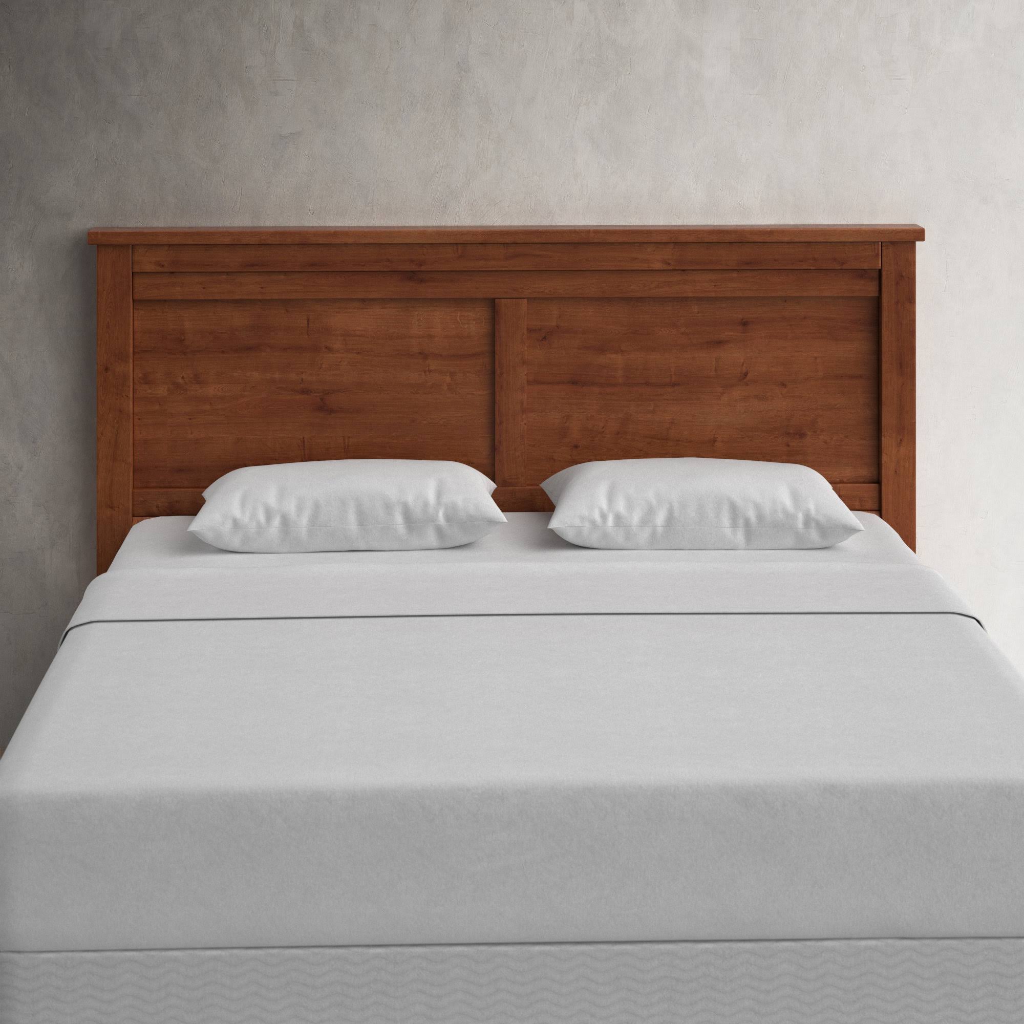 Aybel Solid Wood Panel Headboard Color: Espresso Pine, Size: 0WCRS3IT_NFJHF
