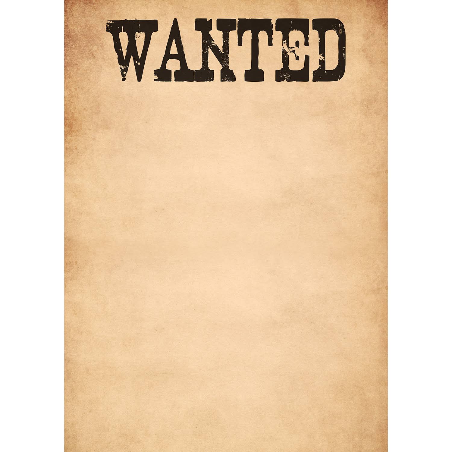 Westcott Wanted Poster Canvas Backdrop With Grommets (5 X 7', Multi-Color) ND0SPRJG_VKELI