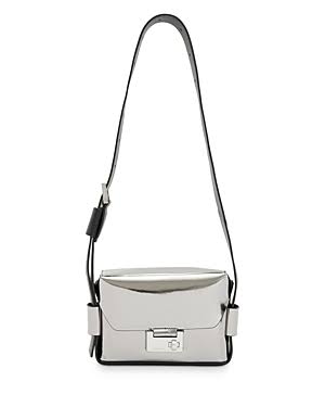 Allsaints Frankie Leather Crossbody Bag In 0YSJYNF8_JPMJY