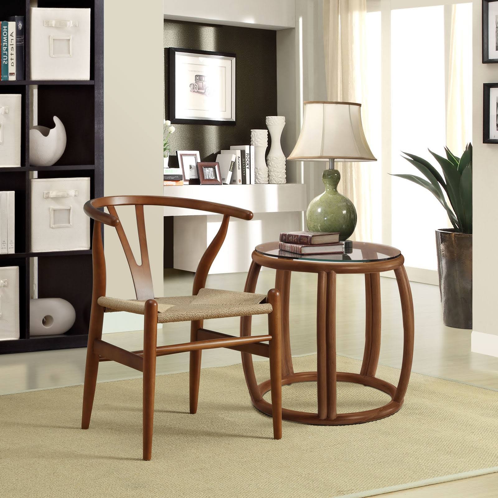 Modway Amish Beech Wood Dining Armchair, 3I7DOAE0_70GJY