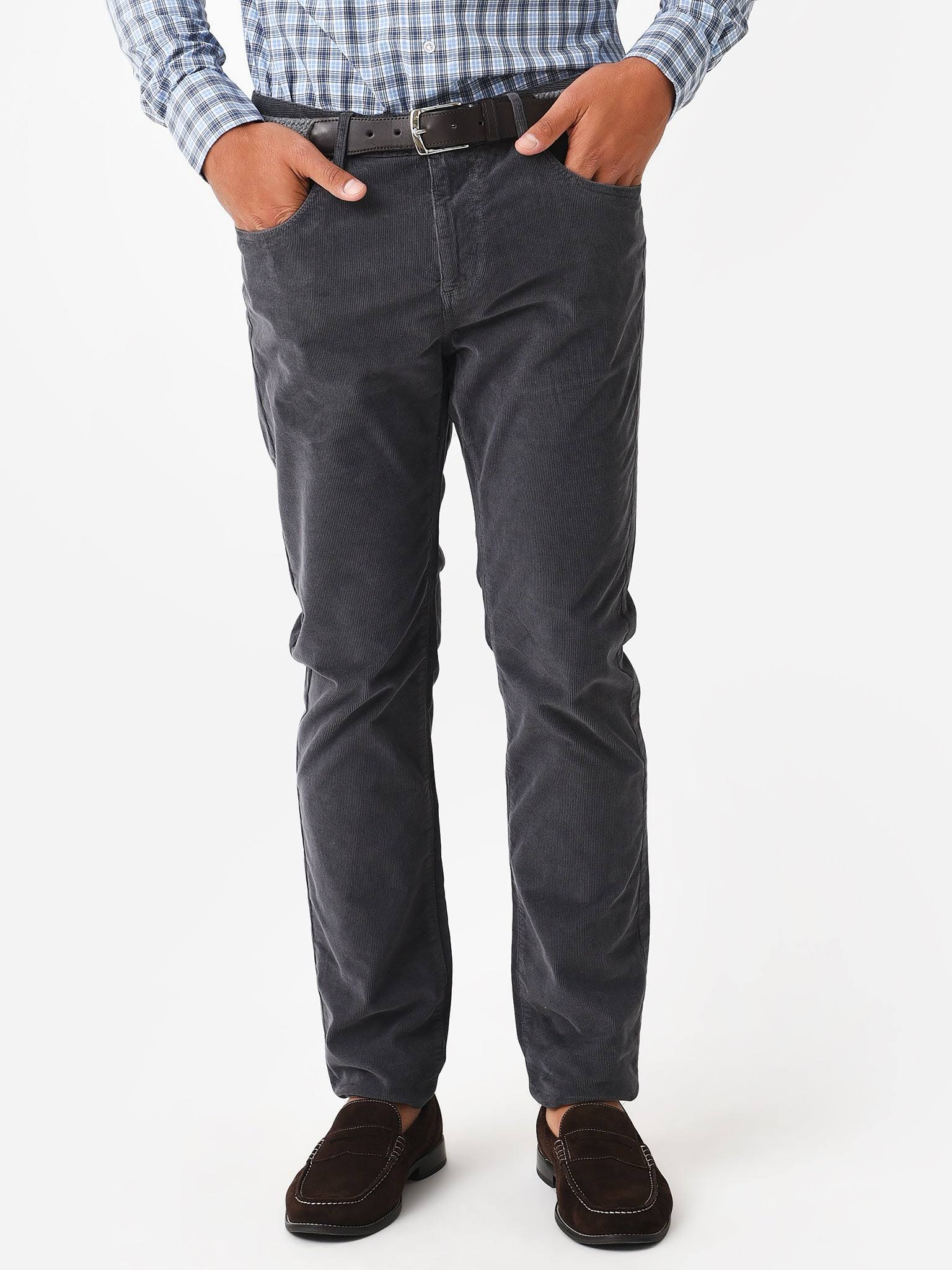 Faherty Men's Stretch Corduroy 5 Pocket Faded Navy Fdn / UBFYDO6Q_BJOI4