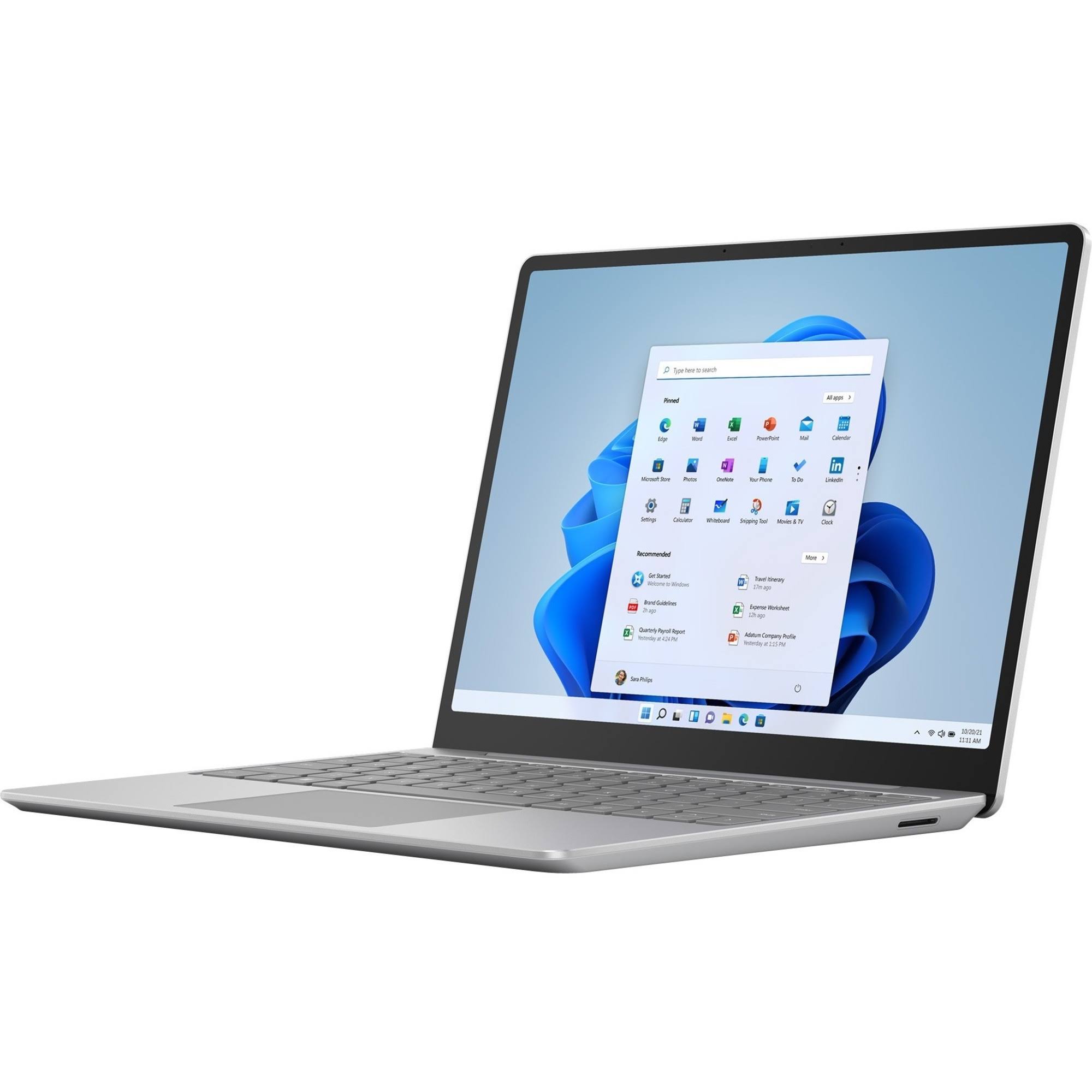 Surface Laptop Go 2 For Business, 256gb Ssd, Intel Core I5, 8gb Ram, Platinum, QI7WKFMC_LU3MP