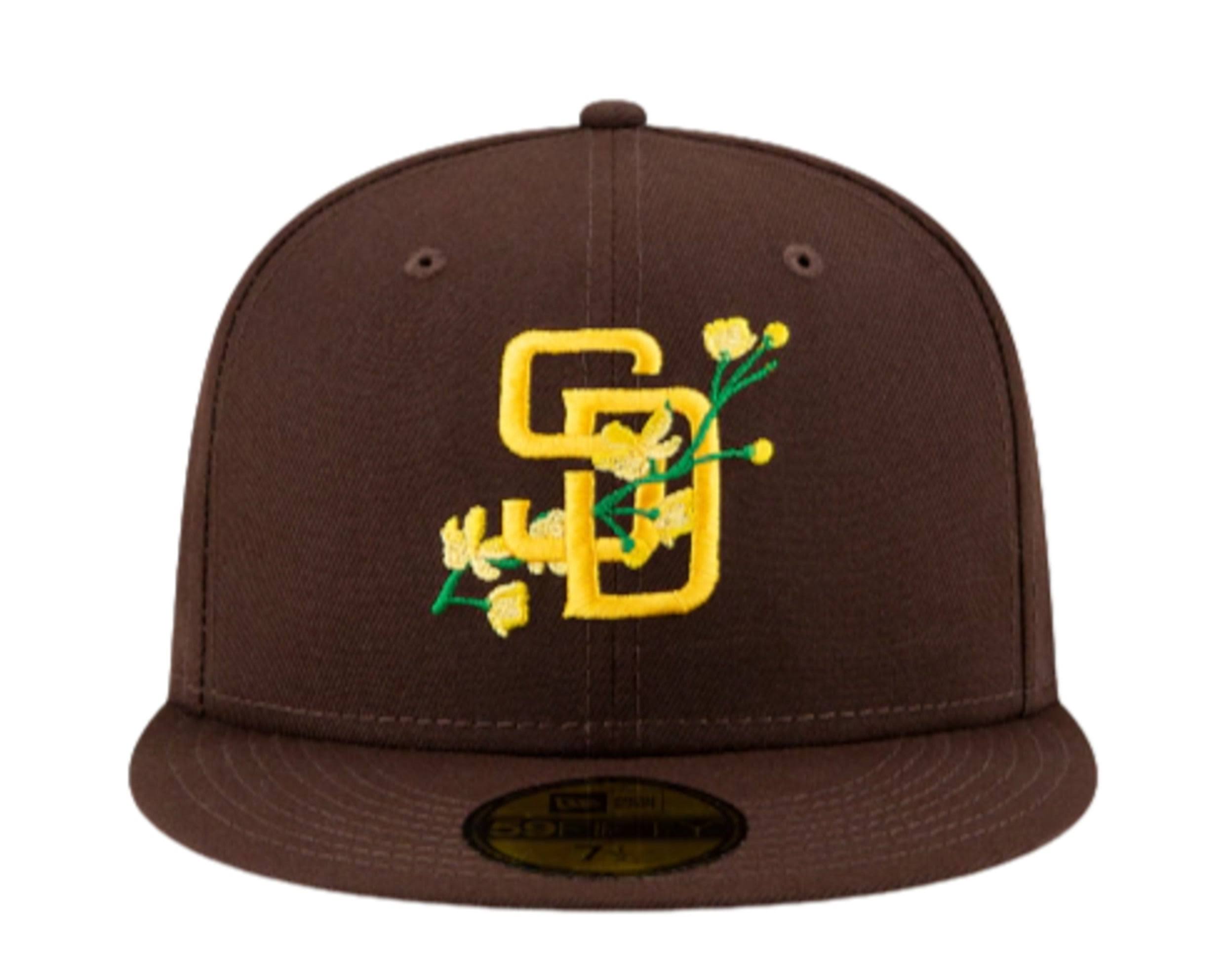 New Era 59fifty Mlb San Diego Padres Side Patch Bloom Fitted Hat 7 3/ZJTTQTFS_NTIBP