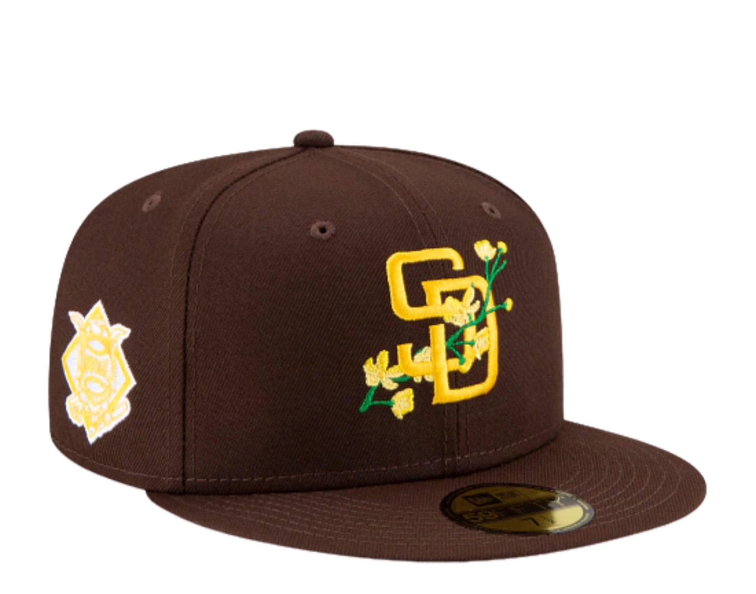 New Era 59fifty Mlb San Diego Padres Side Patch Bloom Fitted Hat 7 3/ZJTTQTFS_NTIBP