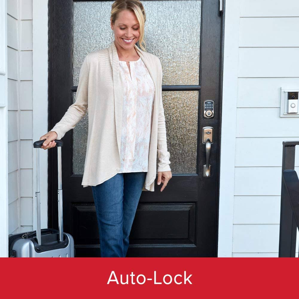 Kwikset Aura Bluetooth Keypad Smart Lock Venetian HQDRGEXA_YP2VJ