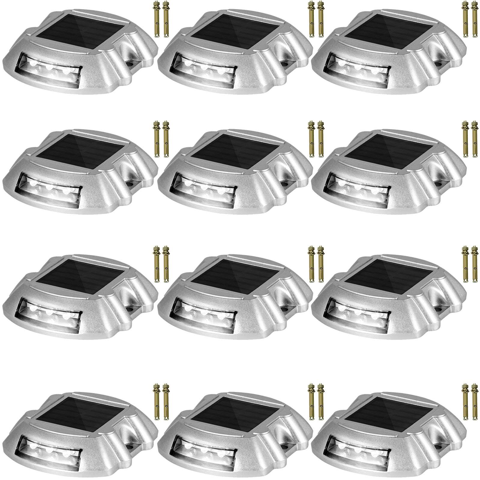 Vevor Driveway Lights, Solar Dock Lights 12-Pack, Pathway Lights With Switch In KLPGPINK_J6NXZ