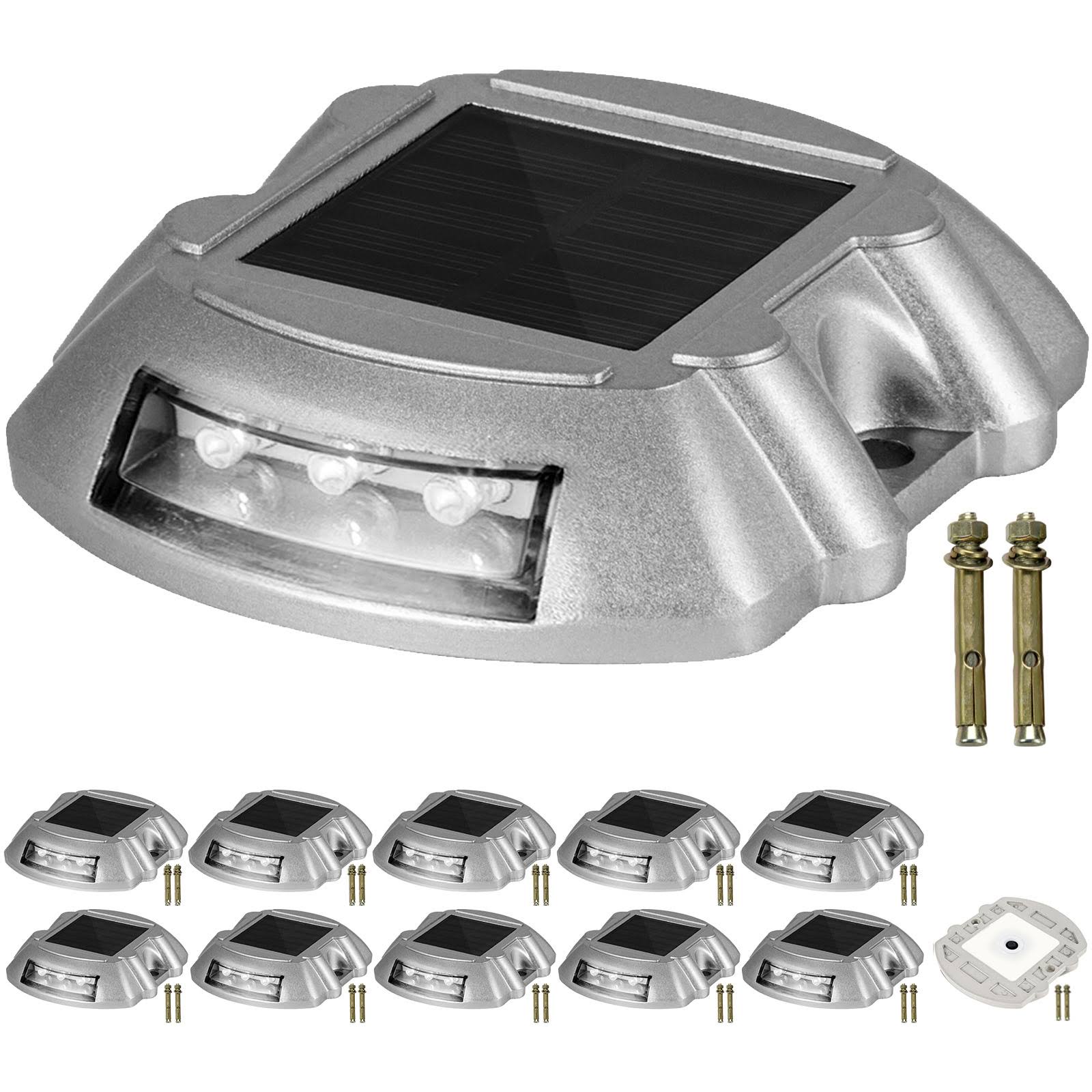 Vevor Driveway Lights, Solar Dock Lights 12-Pack, Pathway Lights With Switch In KLPGPINK_J6NXZ