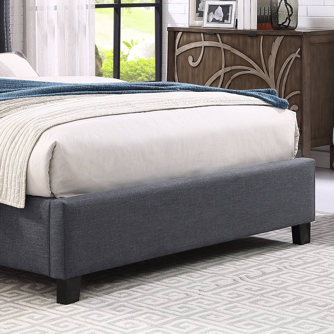 Croce Upholstered Panel Bed Darby Home Co Color: Gray Size: EEJRVE5N_6BIH0