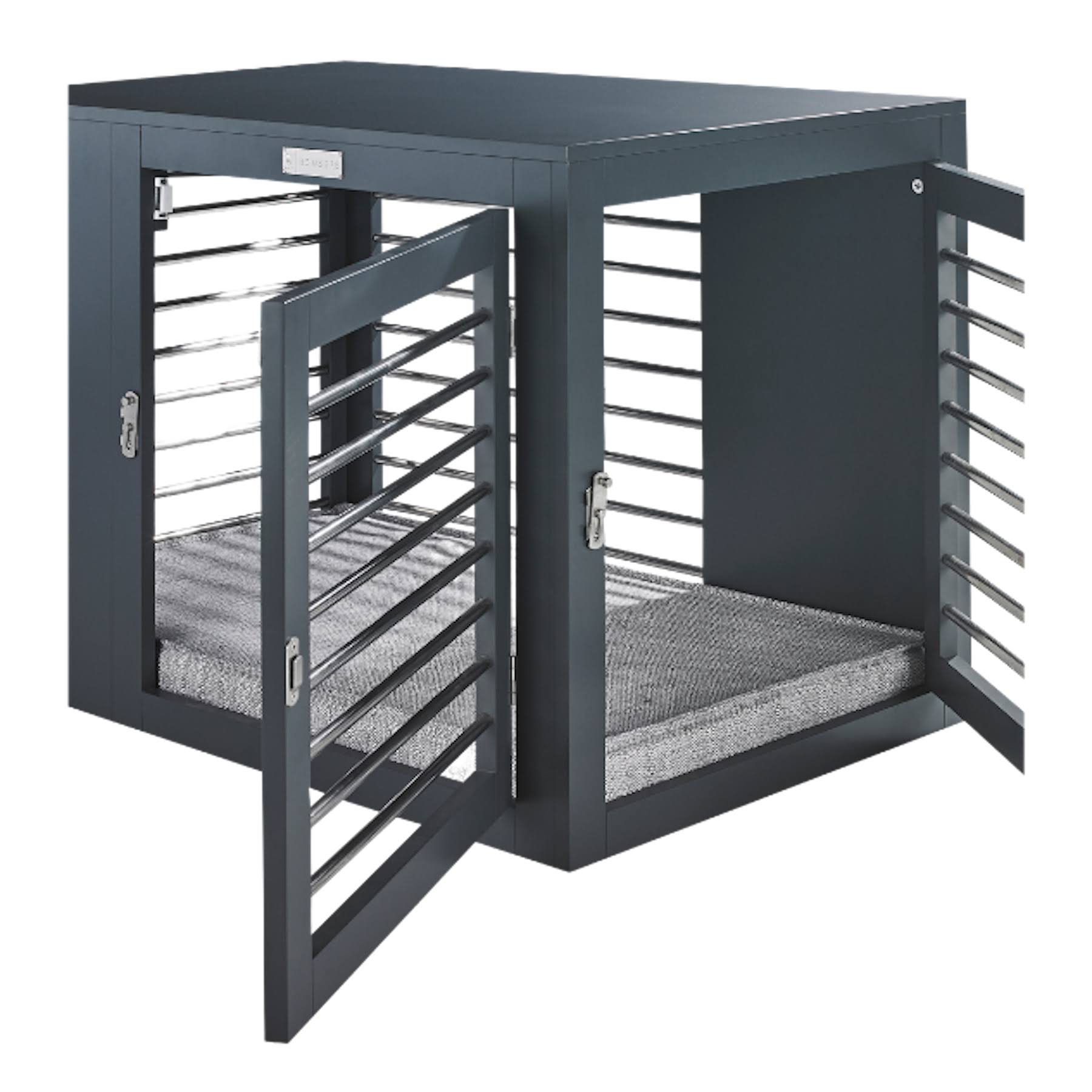 Moderno Dog Crate - Grey I5OHL5XG_UUXYW