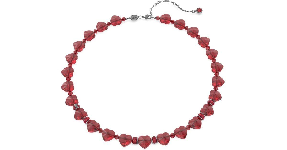 Swarovski Women's Somnia Necklace - Red - YLRLRQWF_TYJ5W