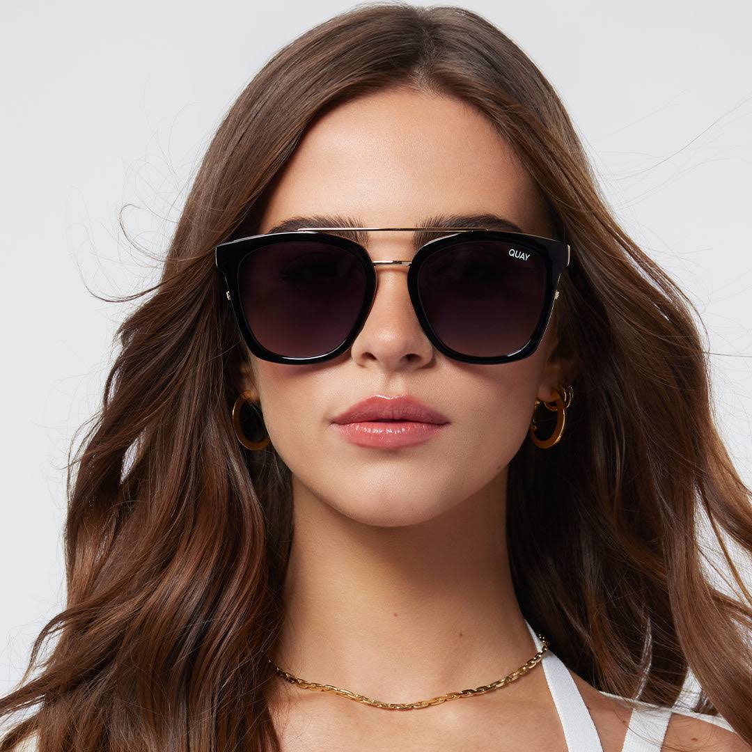 Quay Australia Sweet Dreams Sunglasses - Black/SG33VHTP_AYQVH