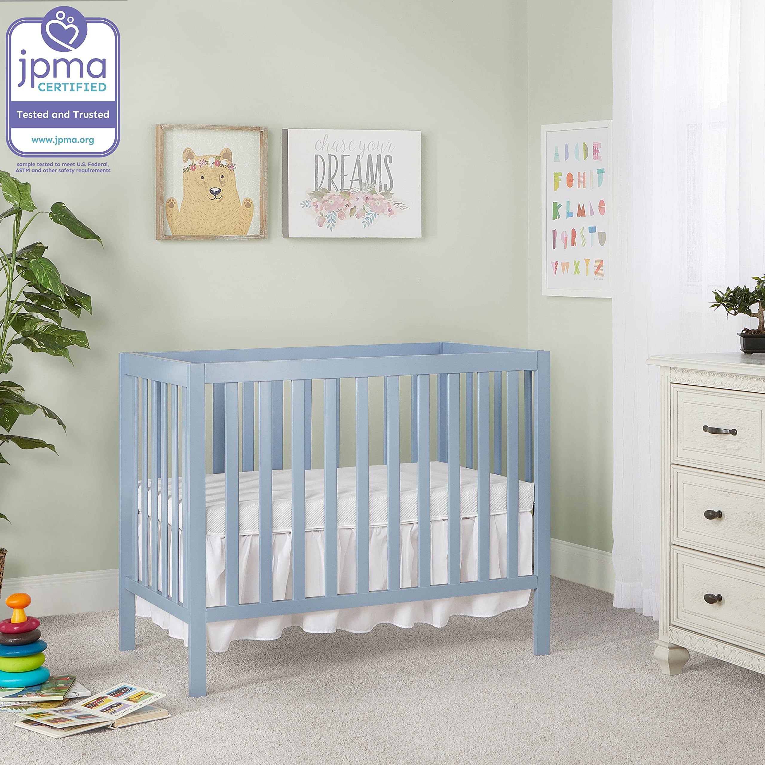 Dream On Me Edgewood 4 In 1 Convertible Mini Crib - Dusty WGHPF1JD_JSRFY