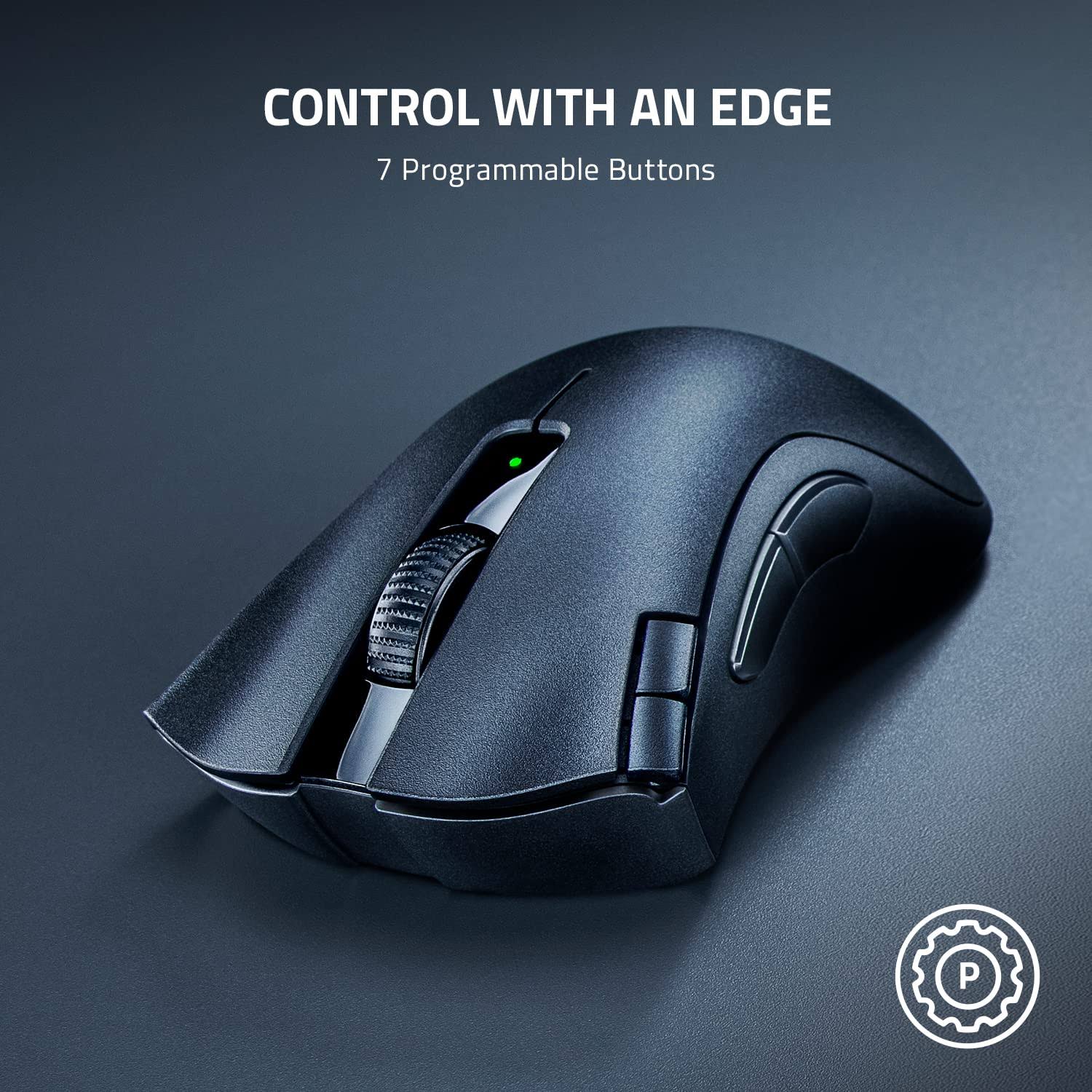 Razer Deathadder V2 X Hyperspeed Wireless Ergonomic Gaming LBBO1BTB_R7NZ3