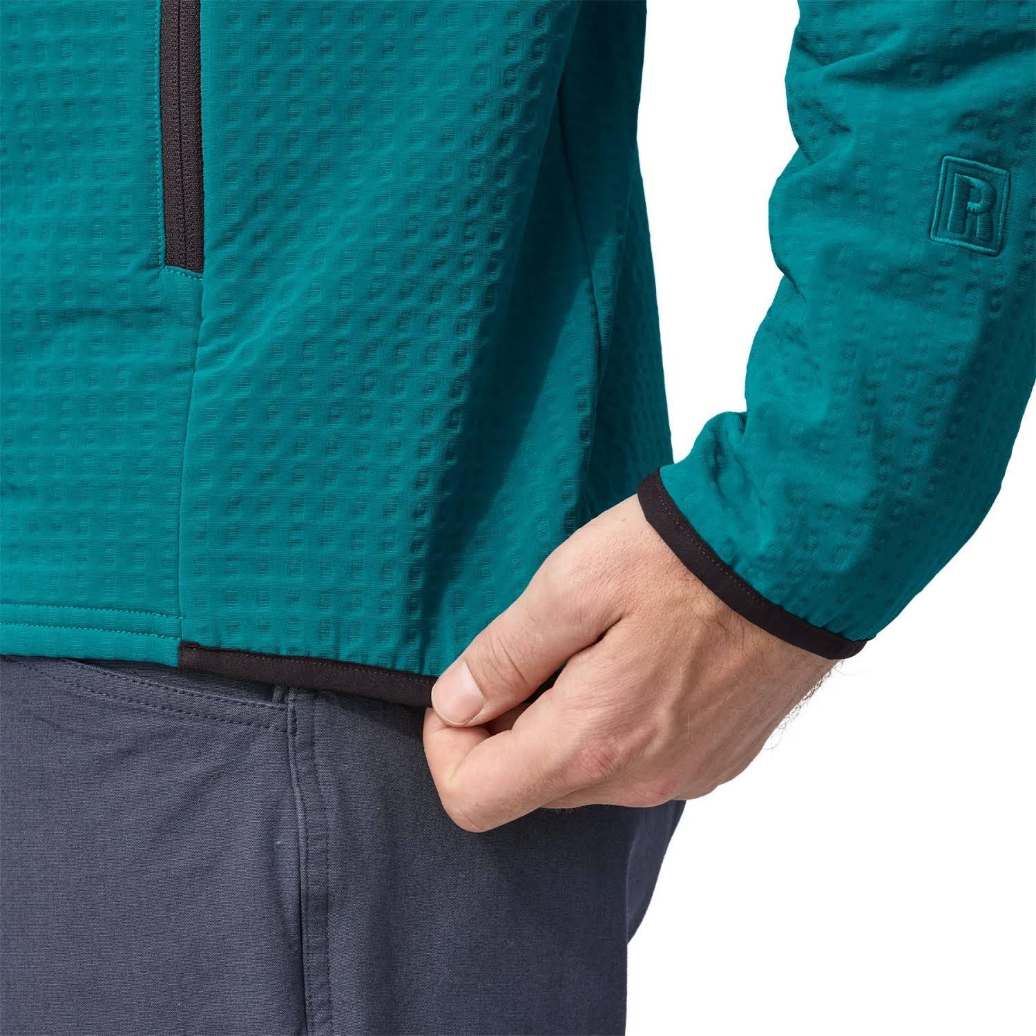 Patagonia Men's R2 Techface Hoody Black / UENEI9B5_MLYZ8
