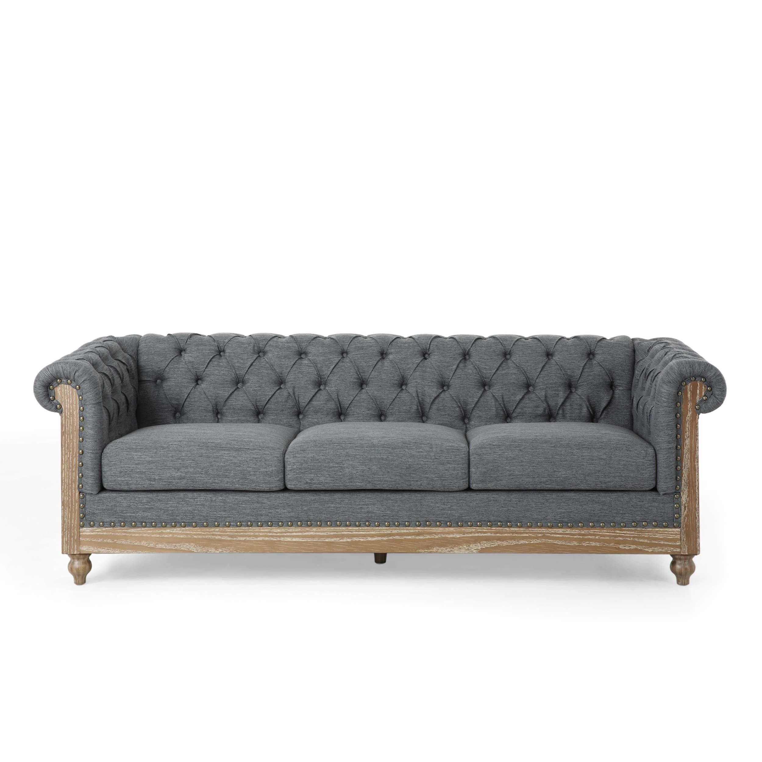 Christopher Knight Home Saragus Sofas Charcoal + Dark FJ0XR9MC_PPY0J
