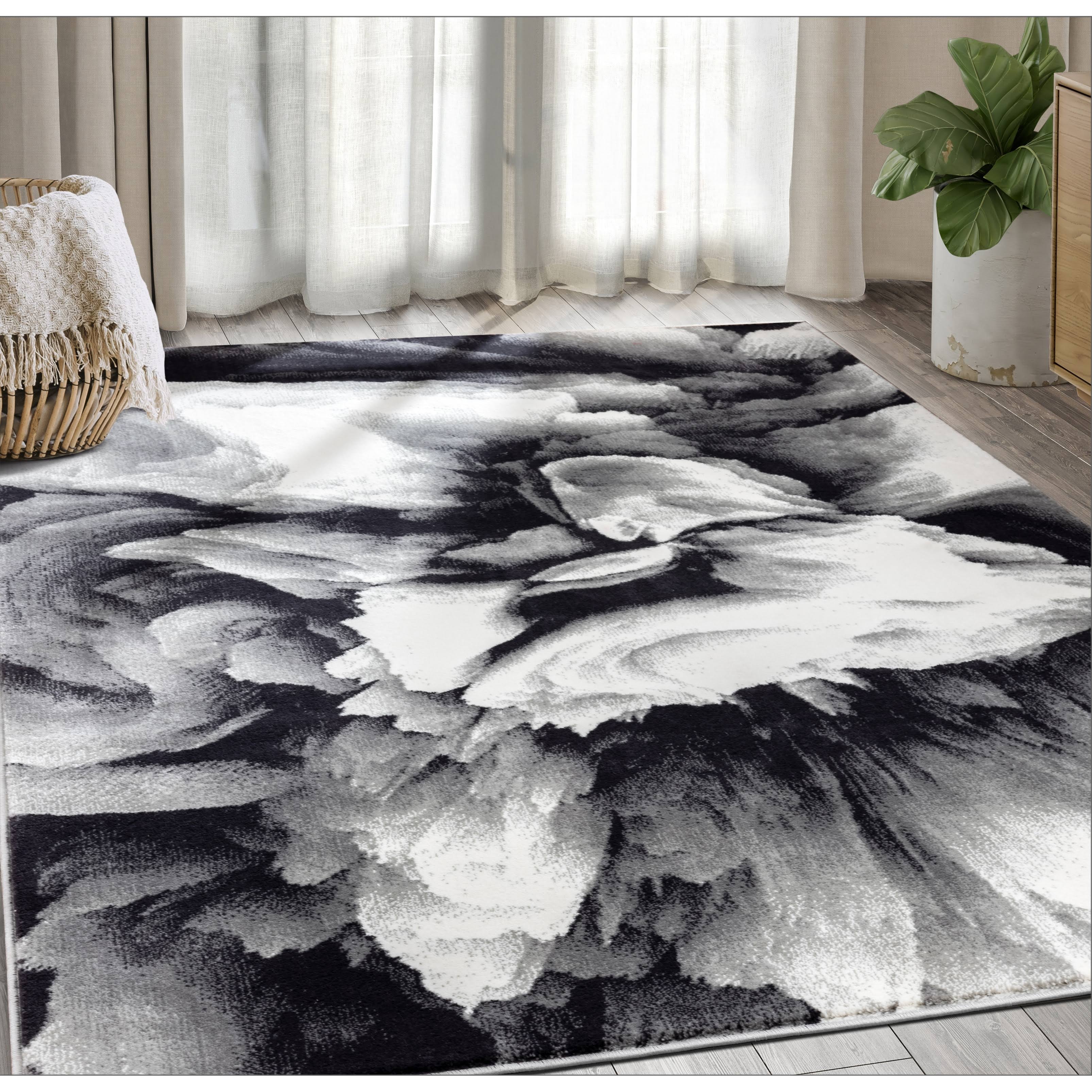 Abani Arto Collection Contemporary 3d Geometric Area Rug - 6' X 9' IUEX26CW_OK7KK