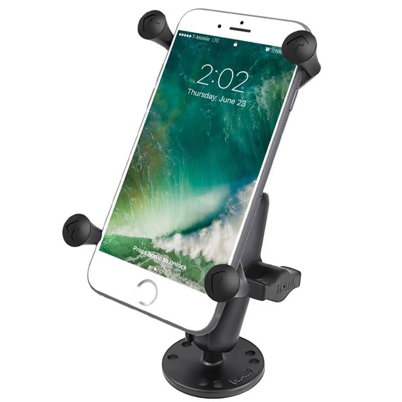 Ram X-Grip Large Phone Mount With Drill-Down Base - Ram-B-138-UPNDA6BB_LB2EO