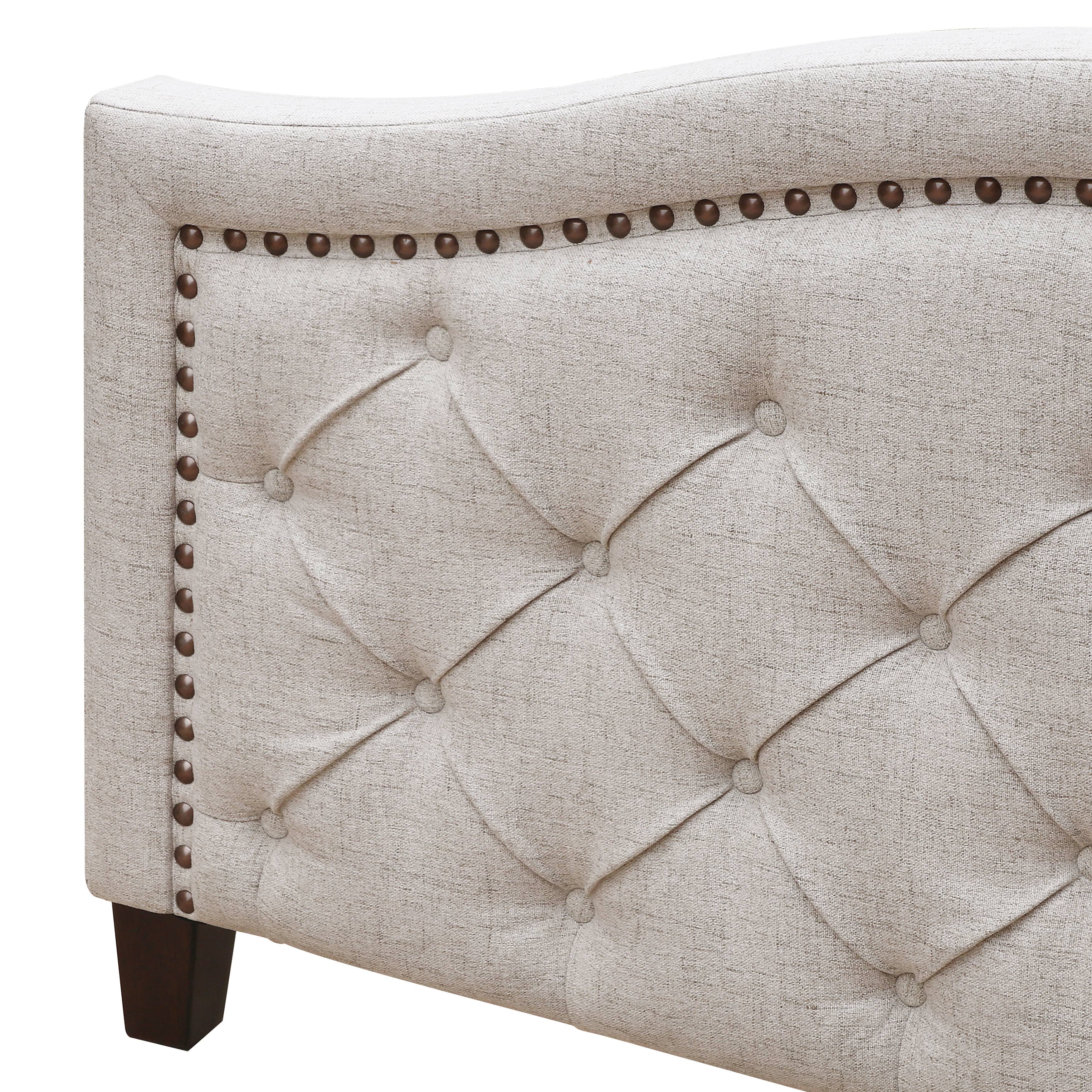 Button Tufted Upholstered California King Platform B0YPTLQZ_EKBI9
