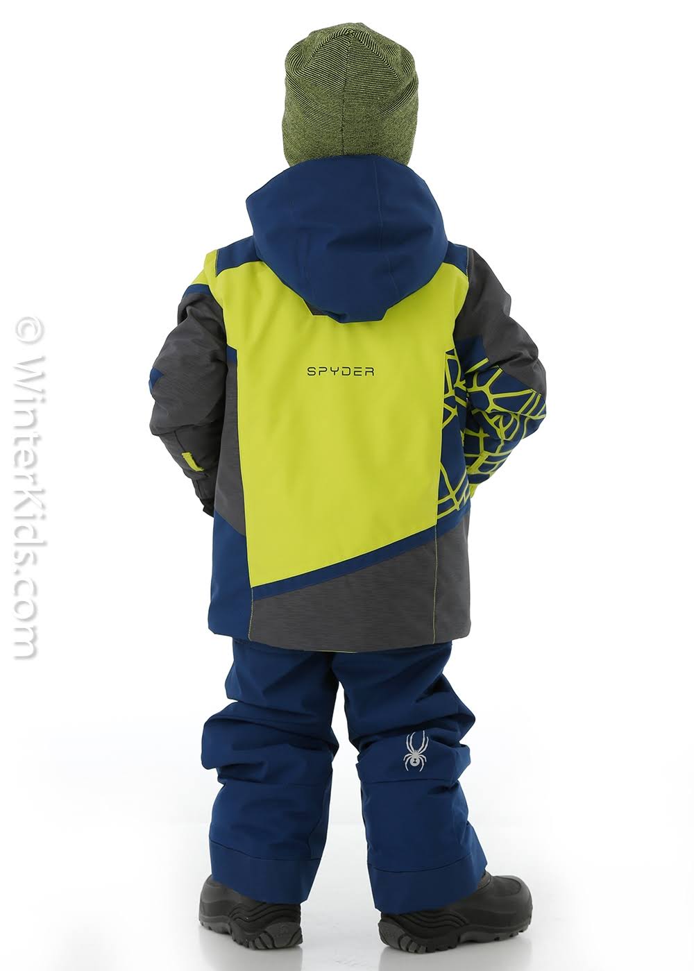 Spyder Little Boys' Leader Jacket Sharp Lime / NASGHZRD_3QB4I