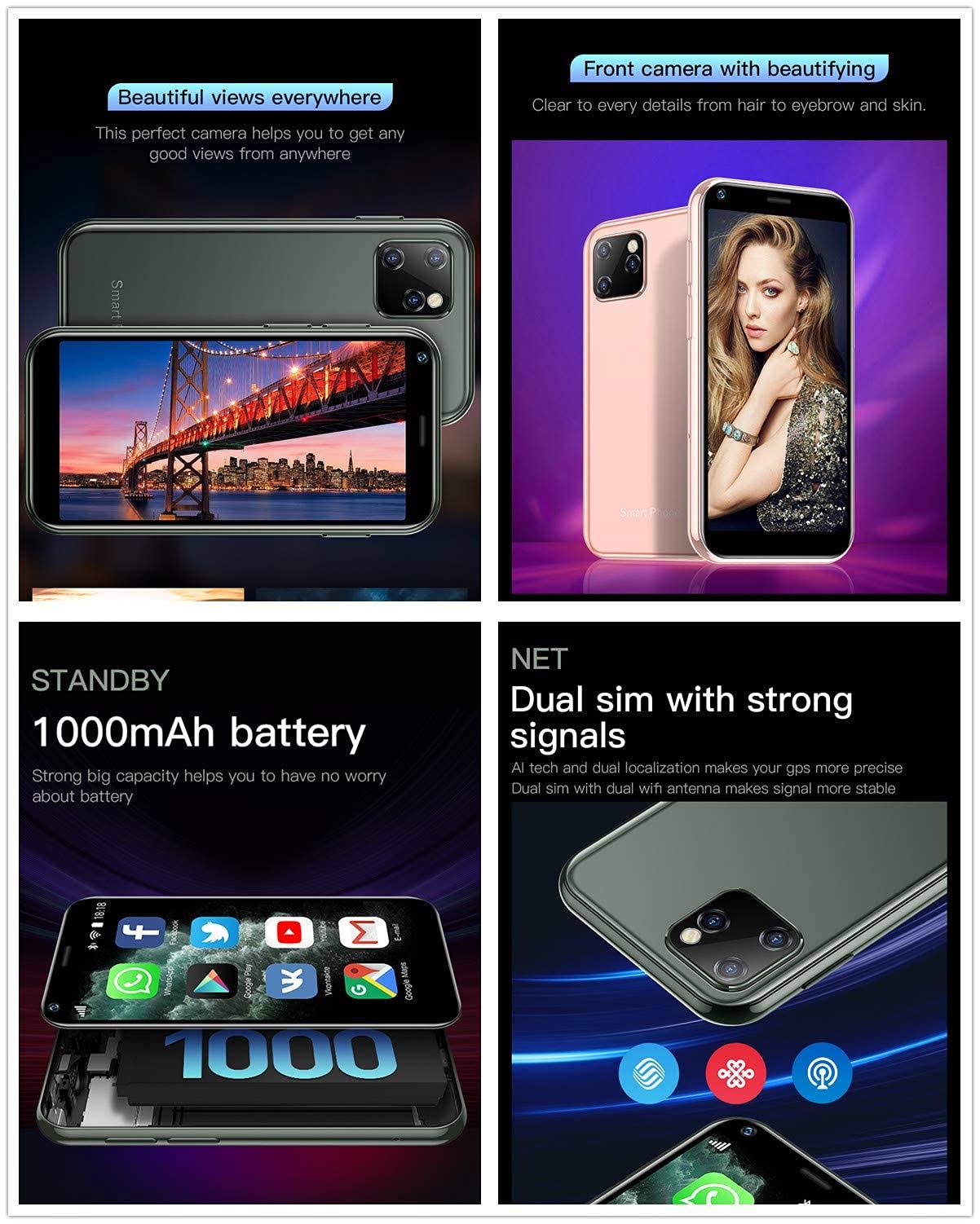Soyes Xs11 3g Mini Smartphone 2.5inch Wifi Gps 1gb 8gb Quad Core Android Cell Phones 3d Glass Slim Body Hd Camera Dual Sim Google Play Cute ZDZ3ZLMC_FOONU