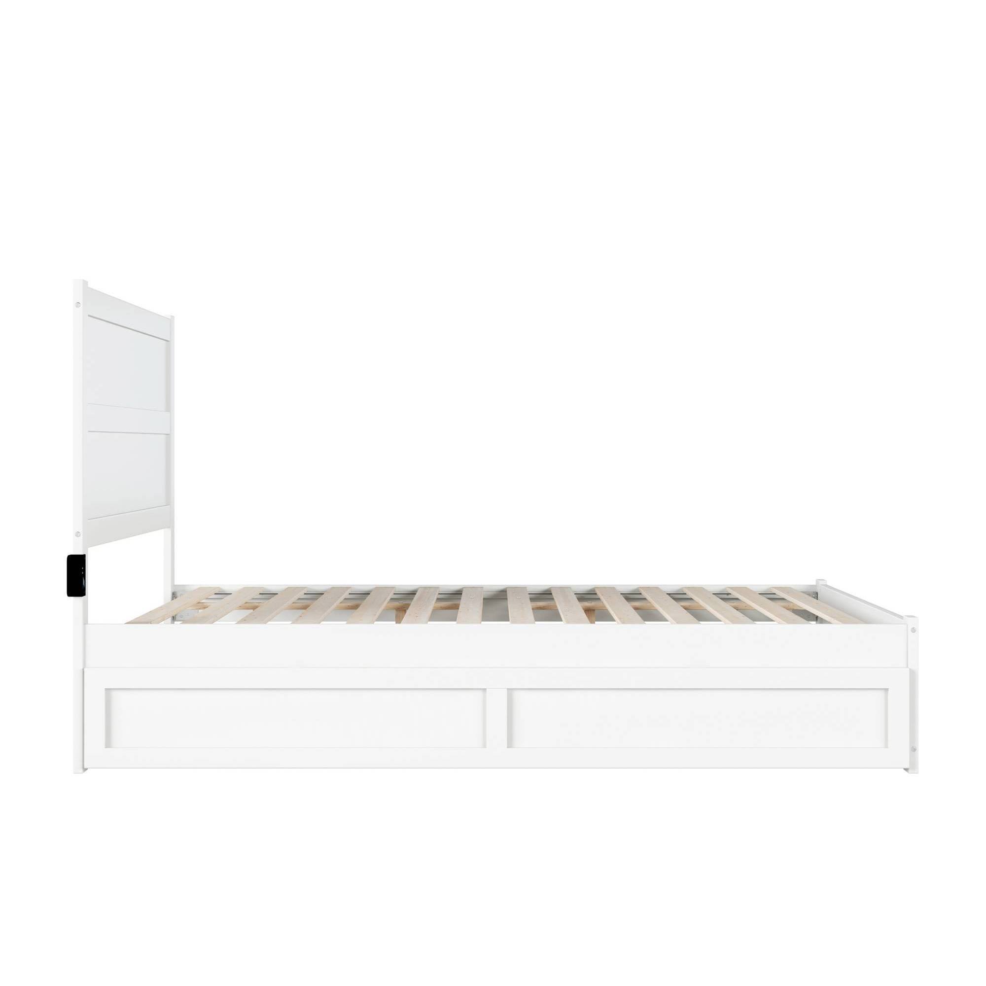 Afi Noho Queen Bed With Footboard And Twin Extra Long Trundle In GAFOLGCQ_BELXW