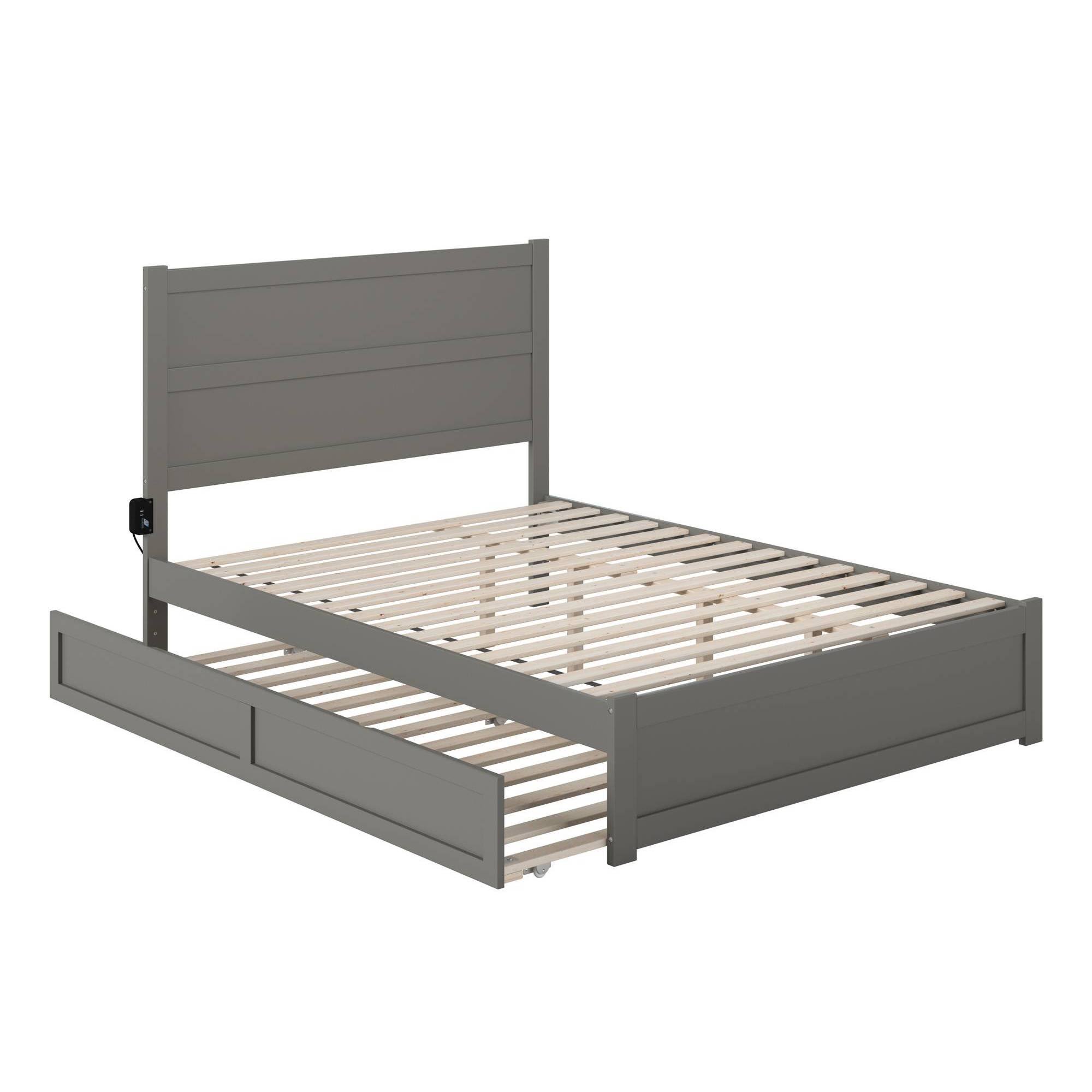 Afi Noho Queen Bed With Footboard And Twin Extra Long Trundle In GAFOLGCQ_BELXW