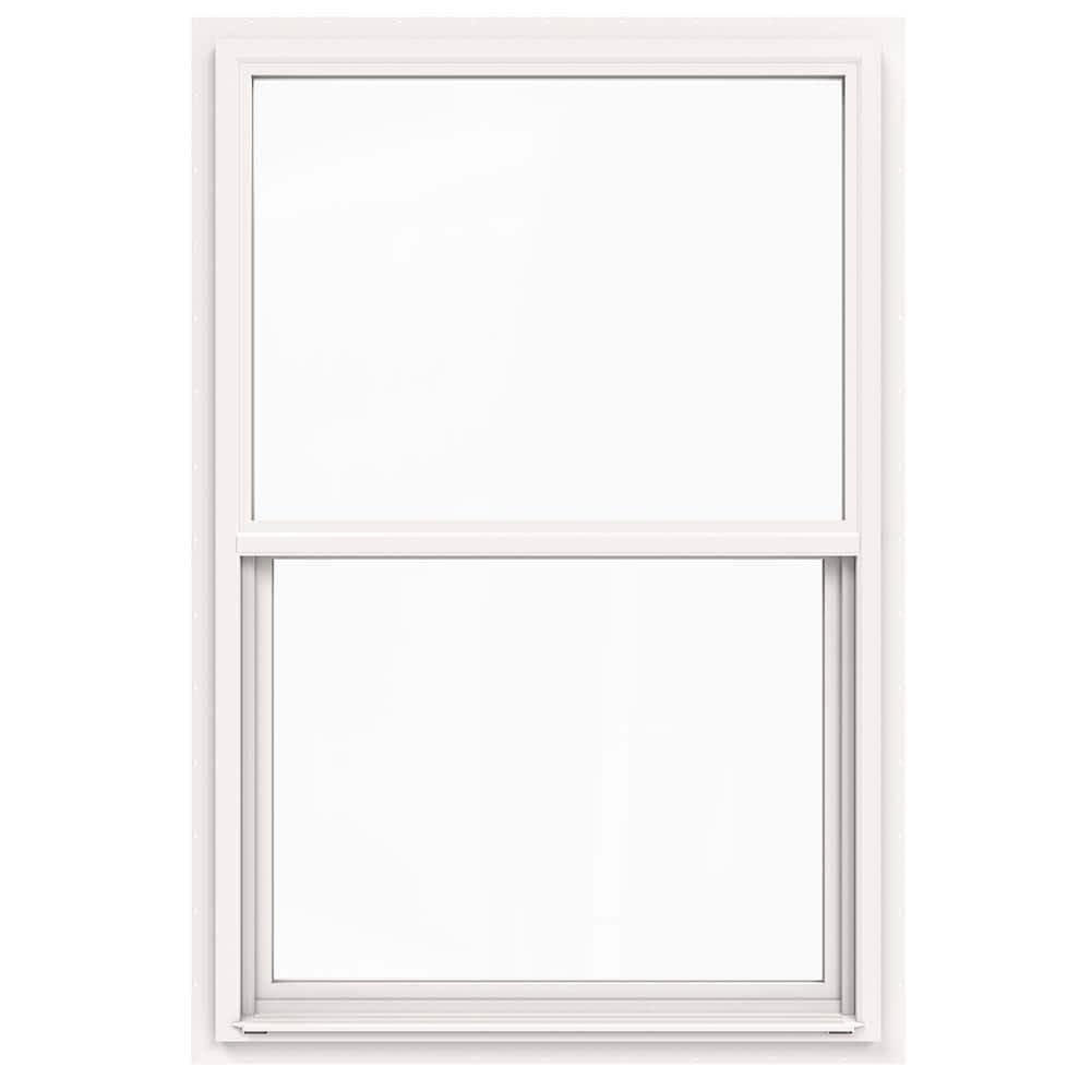 Jeld-Wen 36 In. X 54 In. V-4500 Series White Single-Hung Vinyl Window With Fiberglass Mesh EQWL8YIA_QUHT9