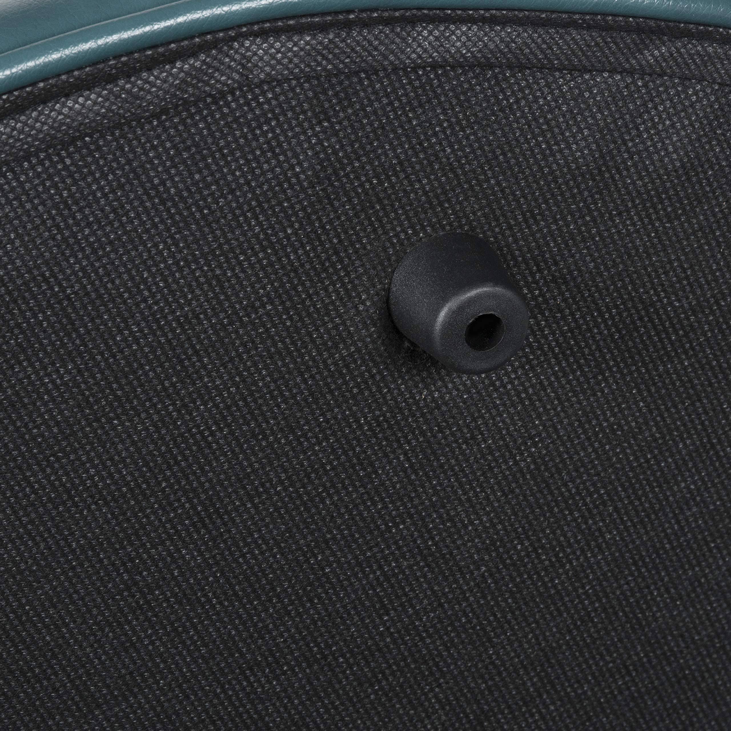 Homepop Round Leatherette Storage Ottoman With Lid JZAOLLXD_CVSOQ