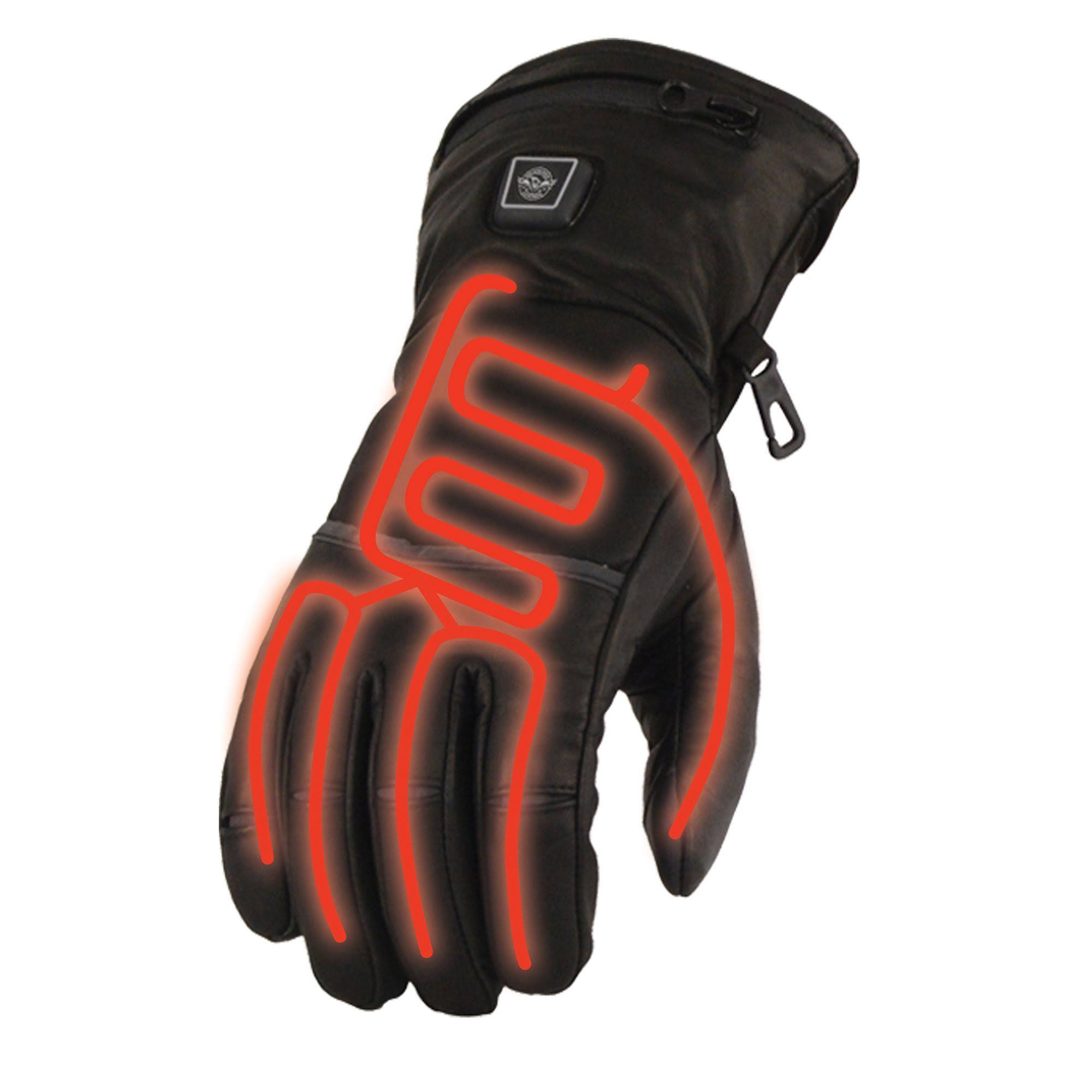 Milwaukee Leather Mg7513 Men's Black Heated Gauntlet Waterproof Winter Gloves With I-Touch - Black / Xxx-DIZS6U1M_EZOYK