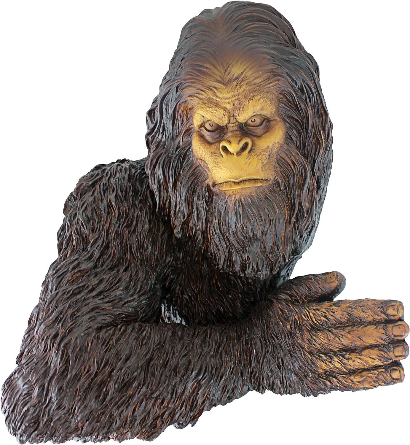 Design Toscano Bigfoot The Bashful Yeti Garden Tree Sculpture, 15 Inch, 6X42IW5M_AEALW